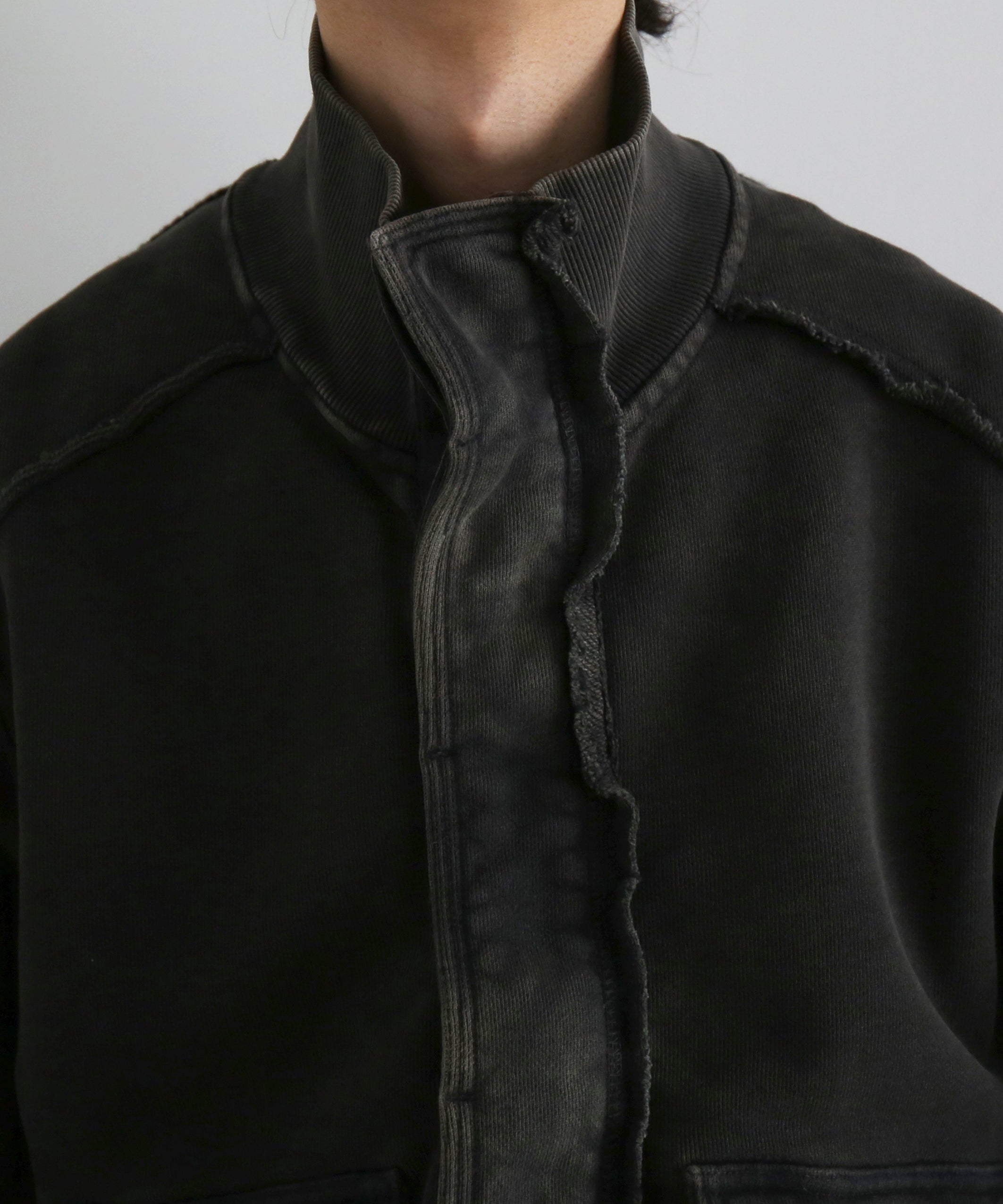 entire studios Supply track jacket "WASHED BLACK"