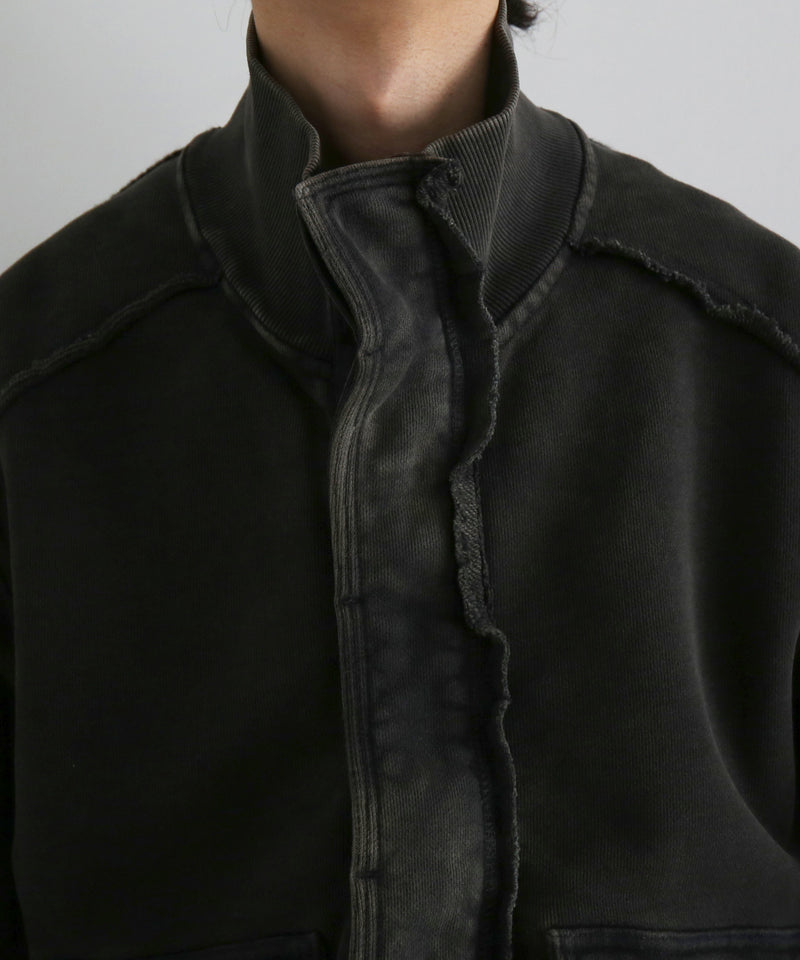 entire studios Supply track jacket "WASHED BLACK"