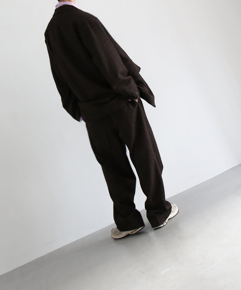 URU Silk napped tweed - over jacket "D.BROWN"