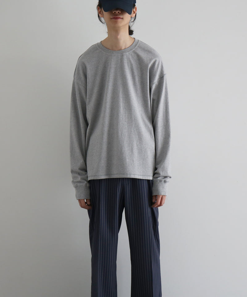 ABELIA EDOWARD GOUCHA Classic ls t-shirt "GREY"