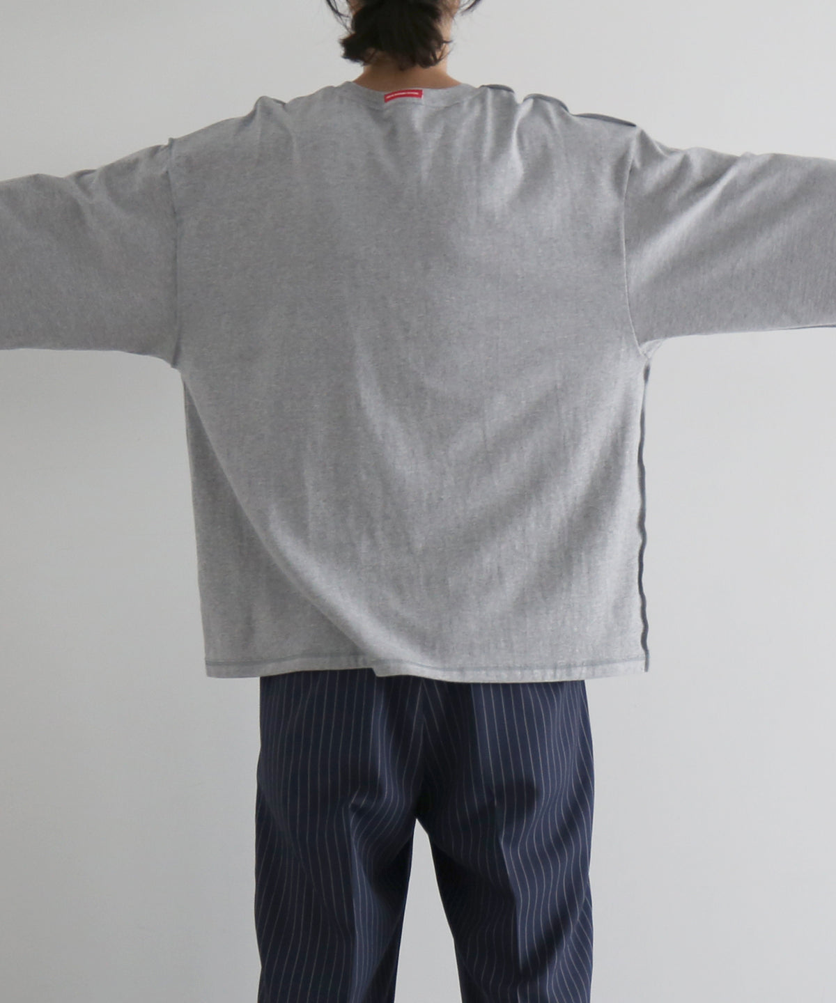 ABELIA EDOWARD GOUCHA Classic ls t-shirt "GREY"