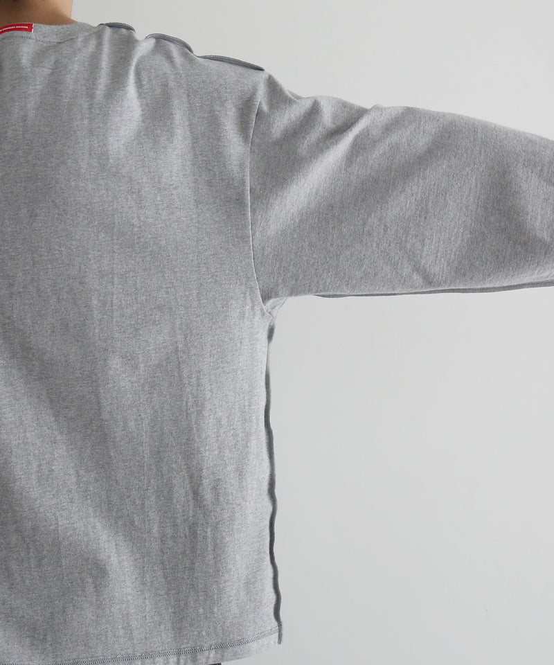 ABELIA EDOWARD GOUCHA Classic ls t-shirt "GREY"