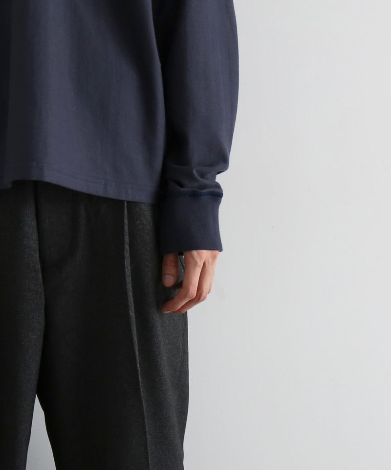 ABELIA EDOWARD GOUCHA Classic ls t-shirt "SUMI (CHARCOAL)"