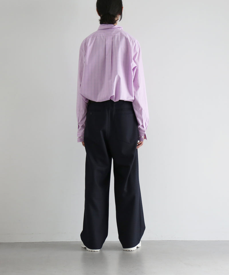 ABELIA EDOWARD GOUCHA Baseball slacks "NAVY"