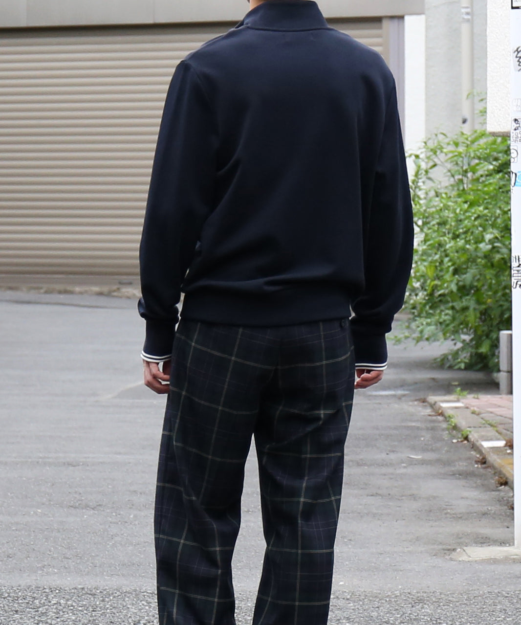 FRED PERRY Half zip sweatshirt "NAVY"
