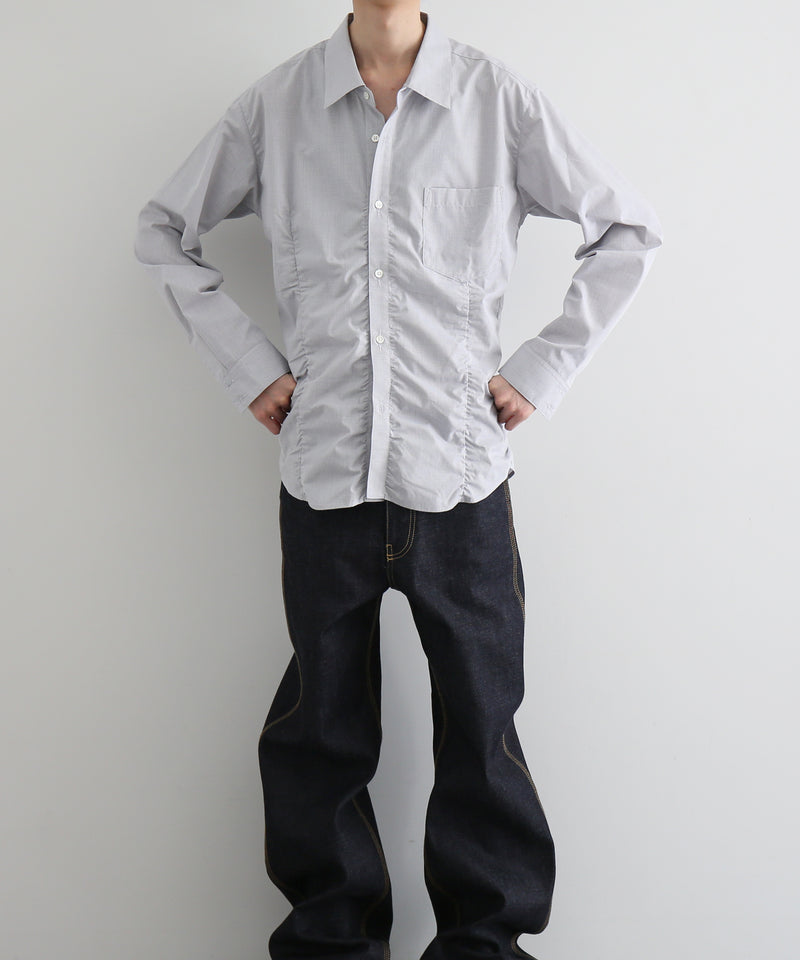 ABELIA EDOWARD GOUCHA Mens shirt "GREY"