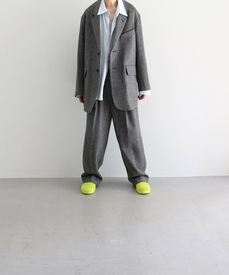 URU Silk napped tweed - over jacket "D.GRAY"
