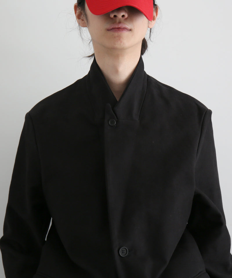 WHOWHAT Mole skin tailored jacket "BLACK"
