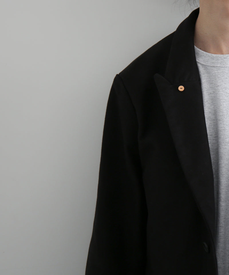 WHOWHAT Mole skin tailored jacket "BLACK"