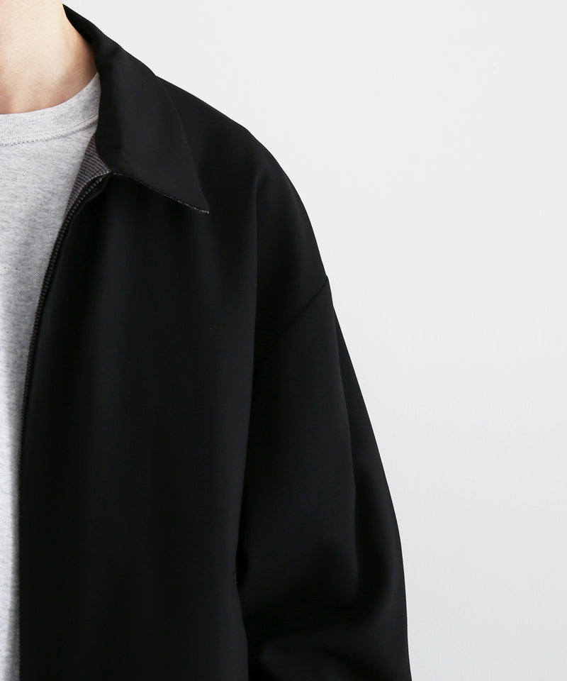 WHOWHAT Reversible blouson "BLACK×GRAY BLACK"