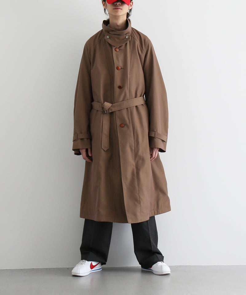 WHOWHAT Motorcycle coat "BROWN"