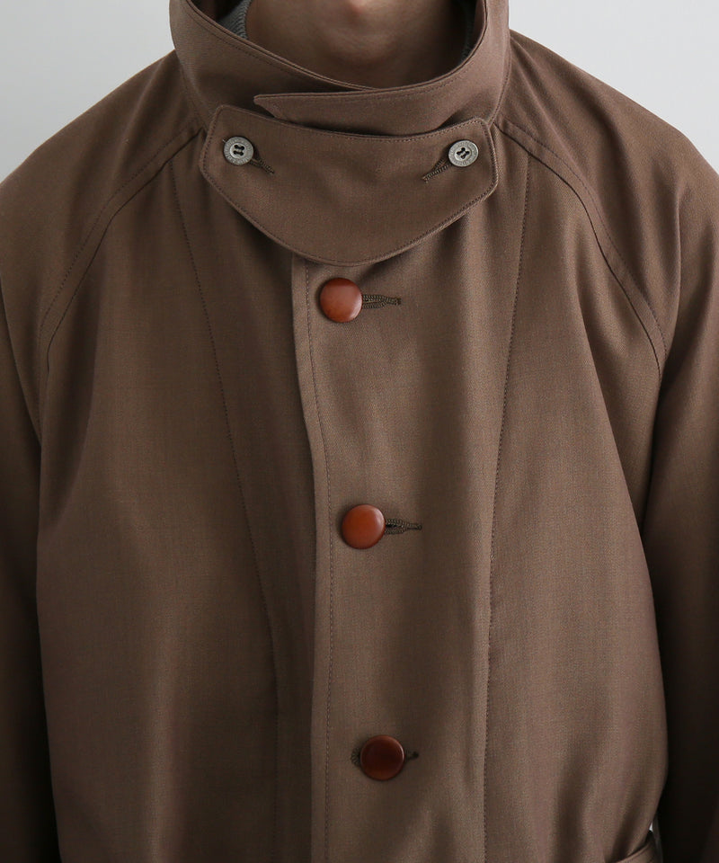 WHOWHAT Motorcycle coat "BROWN"