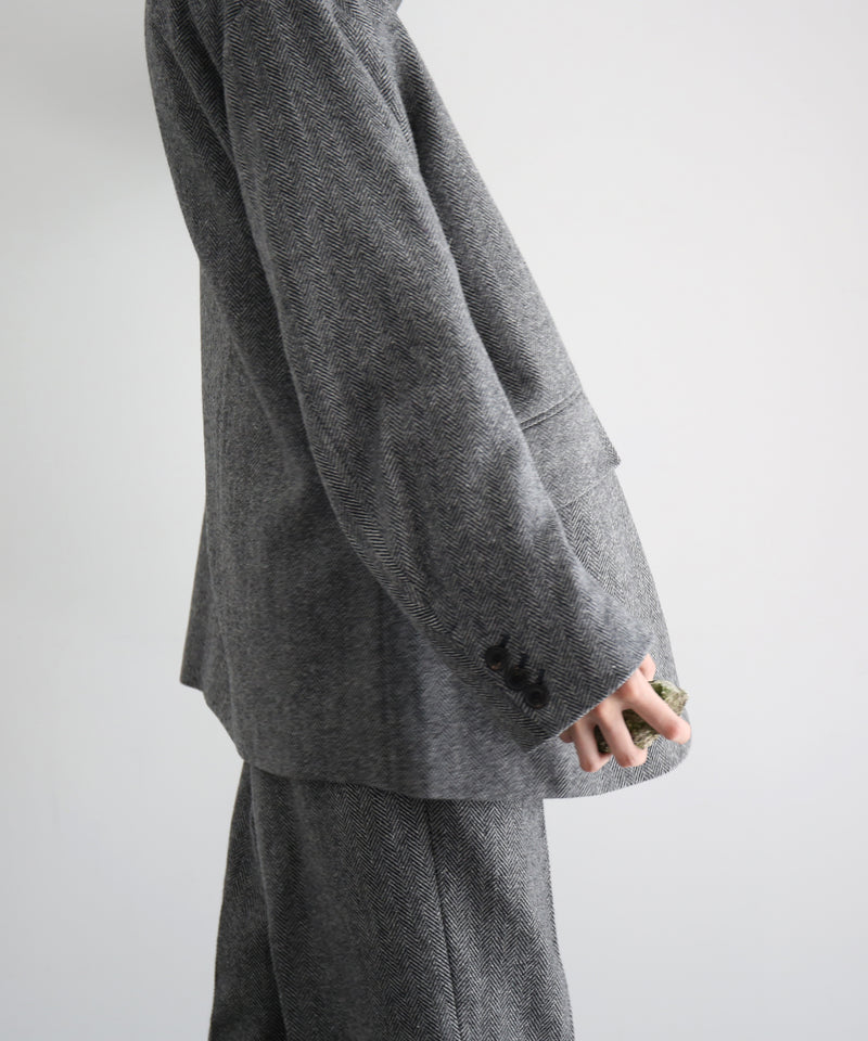 URU Silk napped tweed - over jacket "D.GRAY"