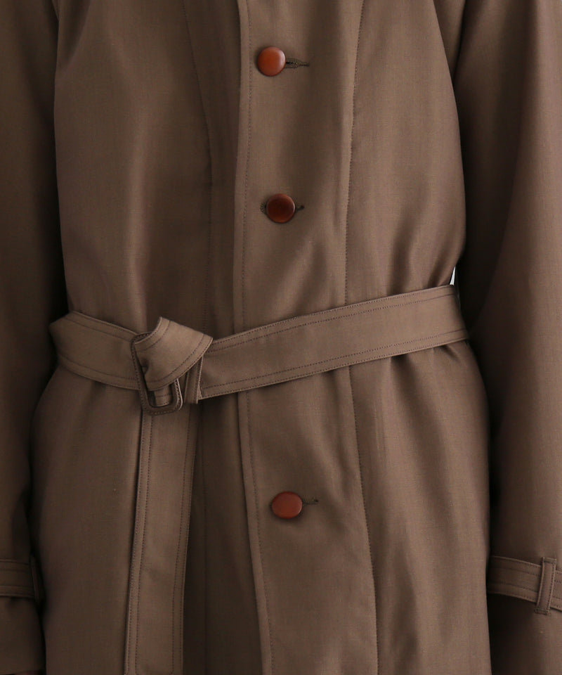 WHOWHAT Motorcycle coat "BROWN"