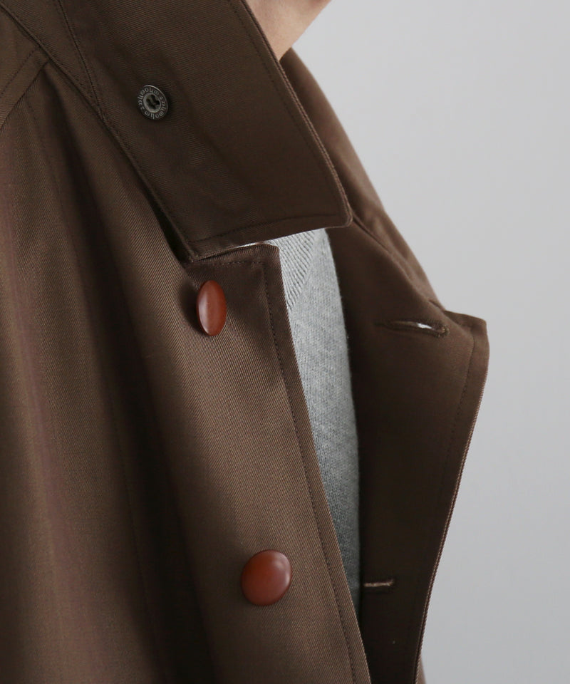 WHOWHAT Motorcycle coat "BROWN"