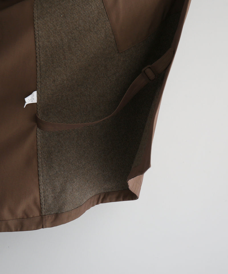 WHOWHAT Motorcycle coat "BROWN"