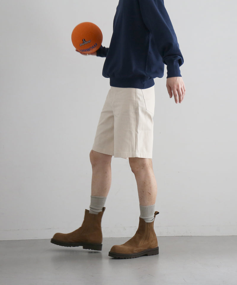 sefr Davis denim shorts "LIGHT ECRU TWILL"