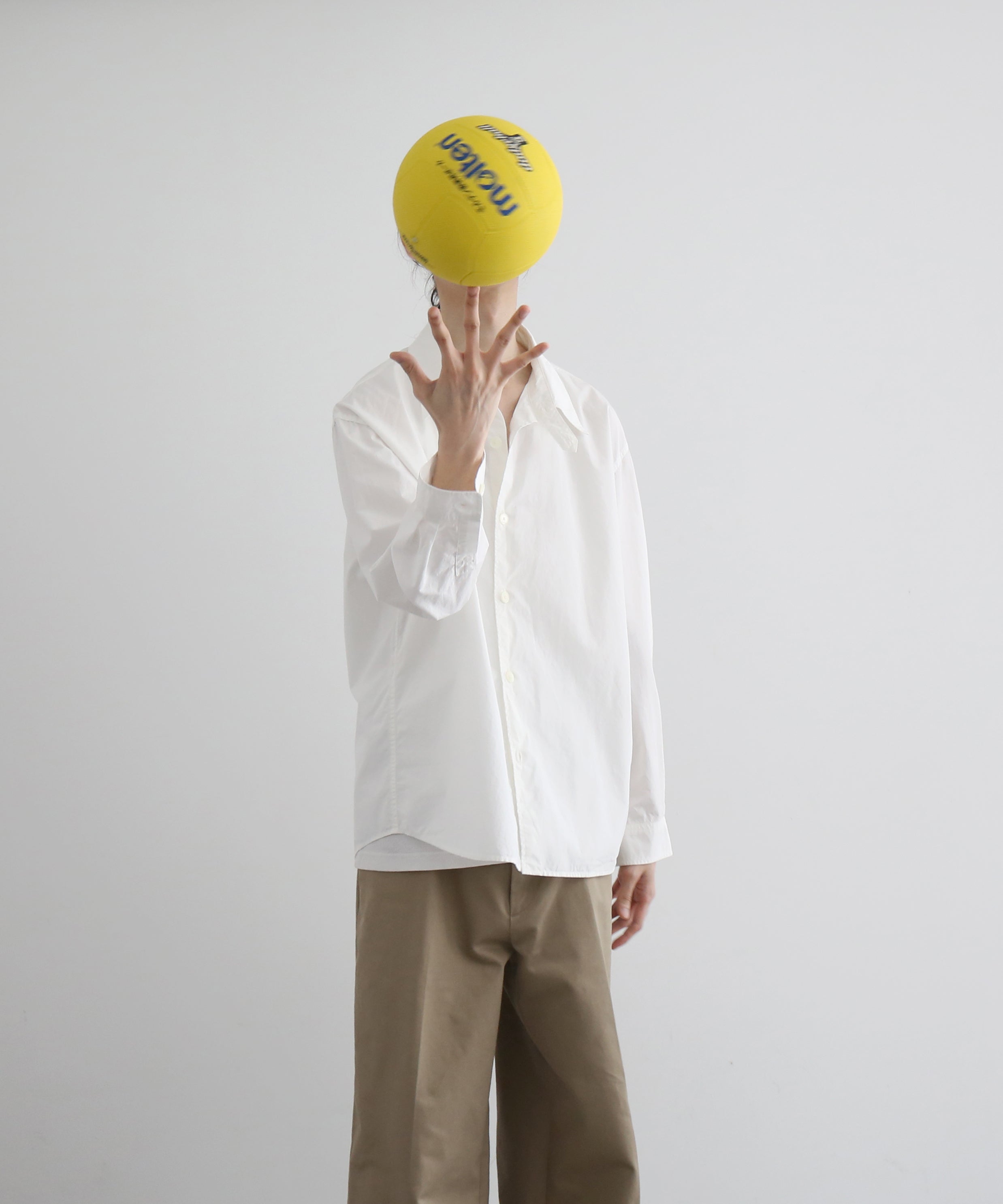 AURALEE【オーラリー】Garment-dyed finx shuttle weather shirt