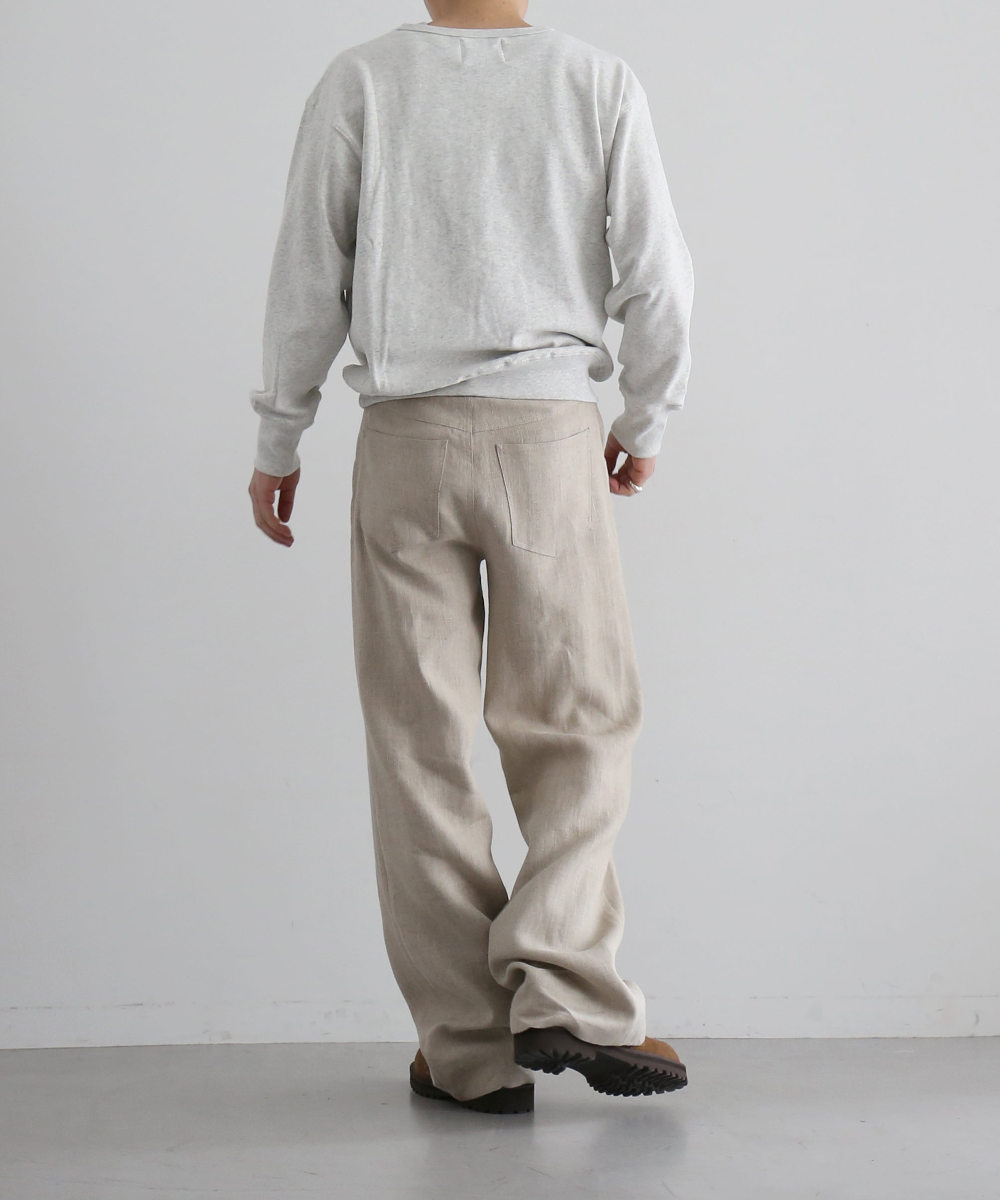 sefr Arno trouser "BEIGE CONCRETE LINEN"