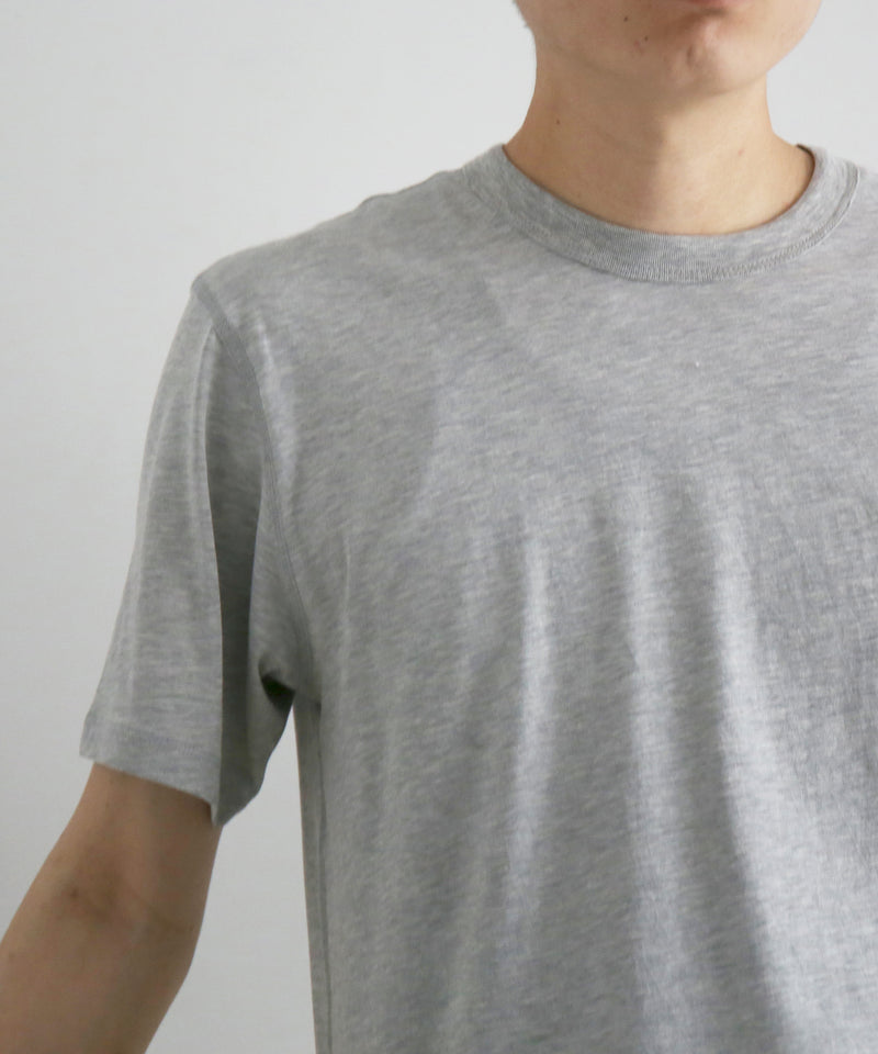 KAIKO C neck t-shirt “TOP GRAY”