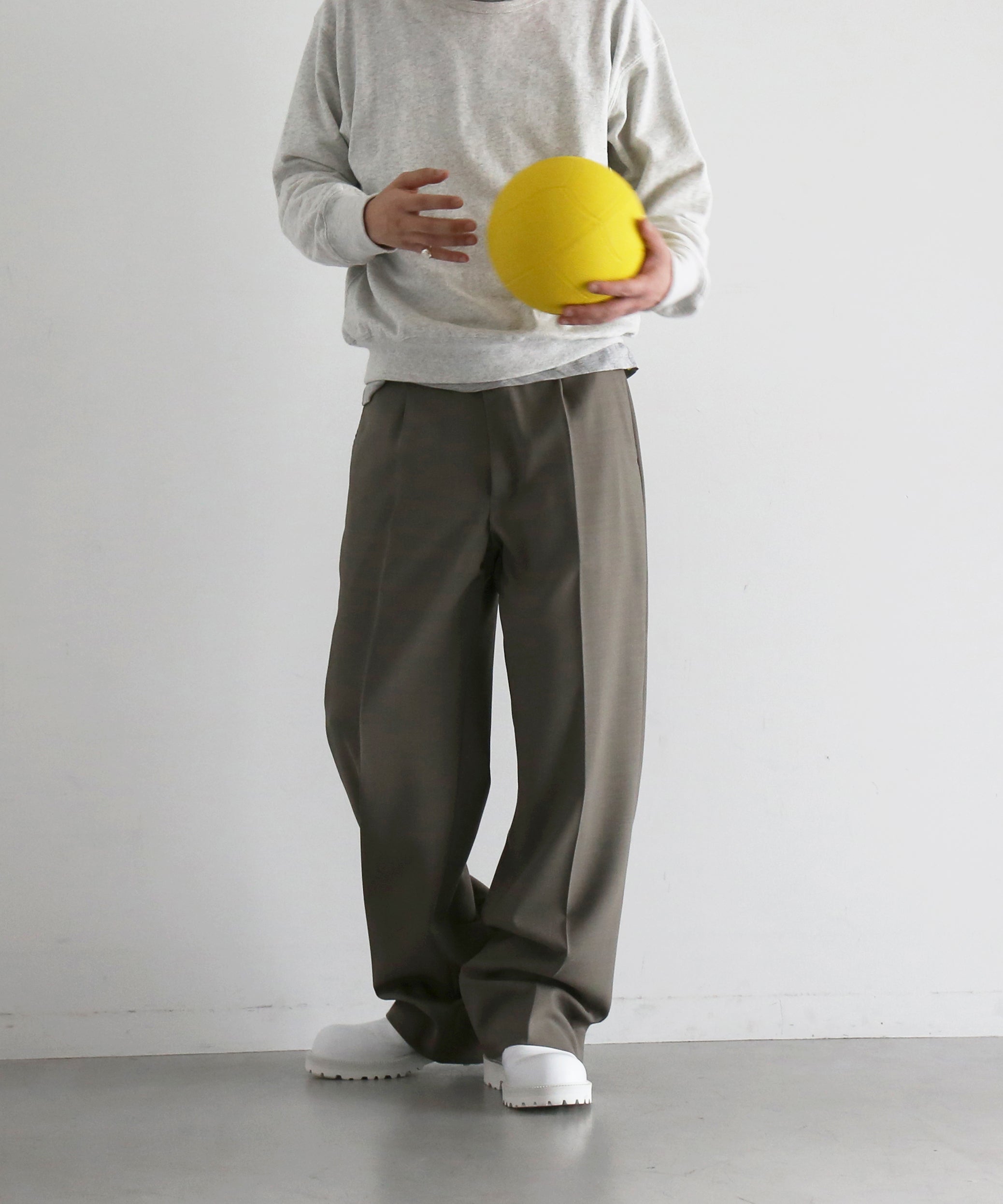 SECOND/LAYER Tio pant "MUSHROOM"