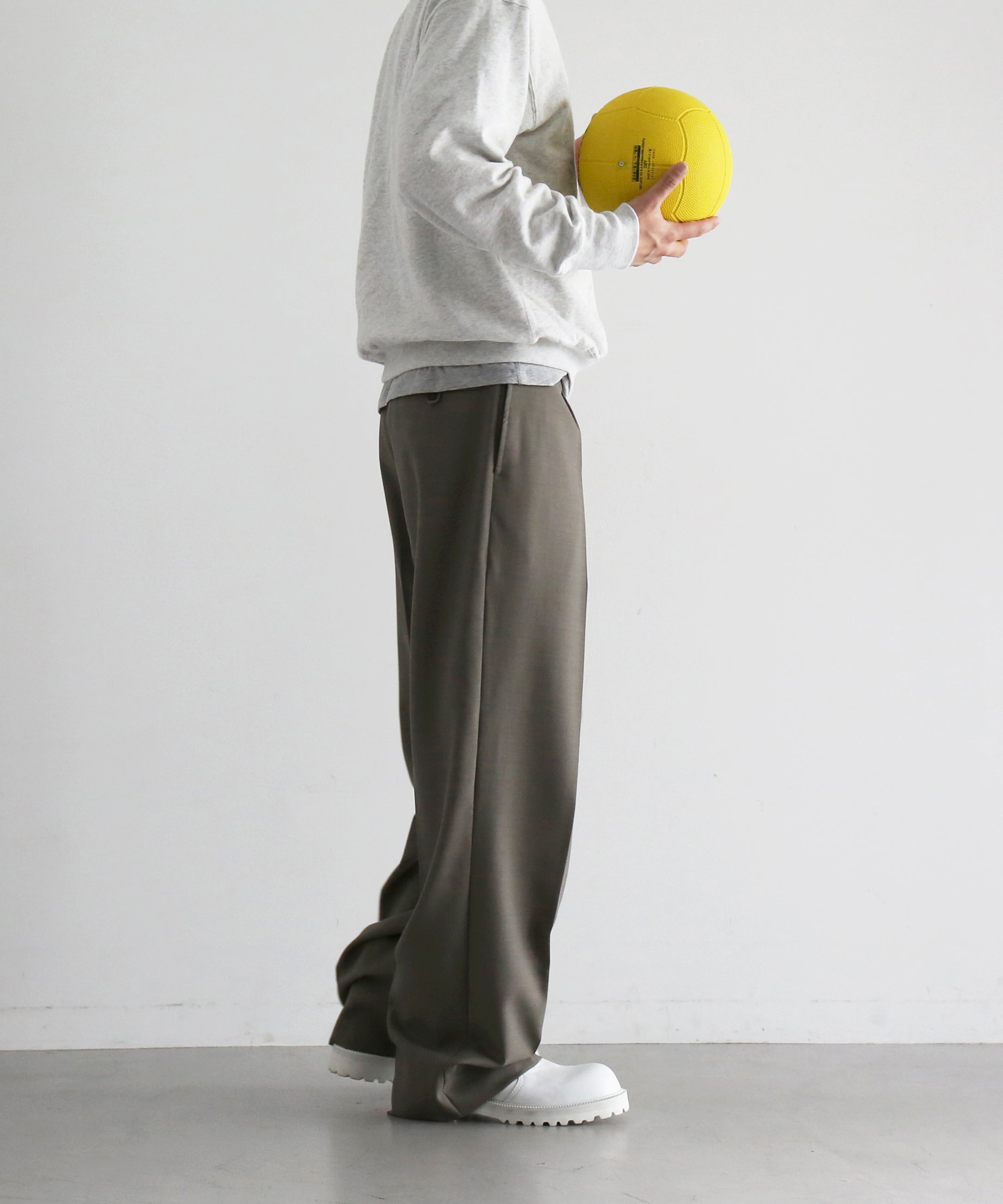 SECOND/LAYER Tio pant "MUSHROOM"