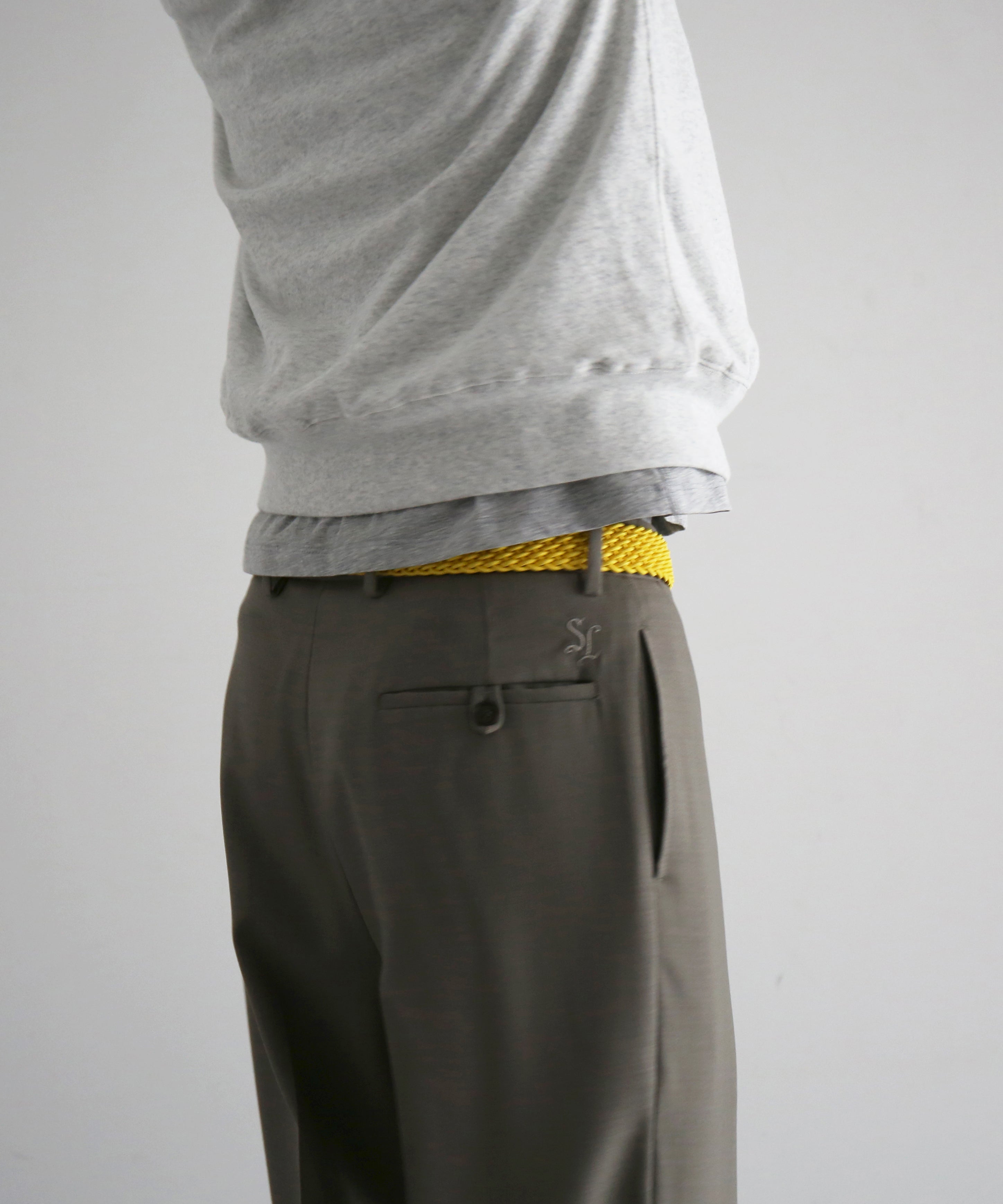 SECOND/LAYER Tio pant "MUSHROOM"