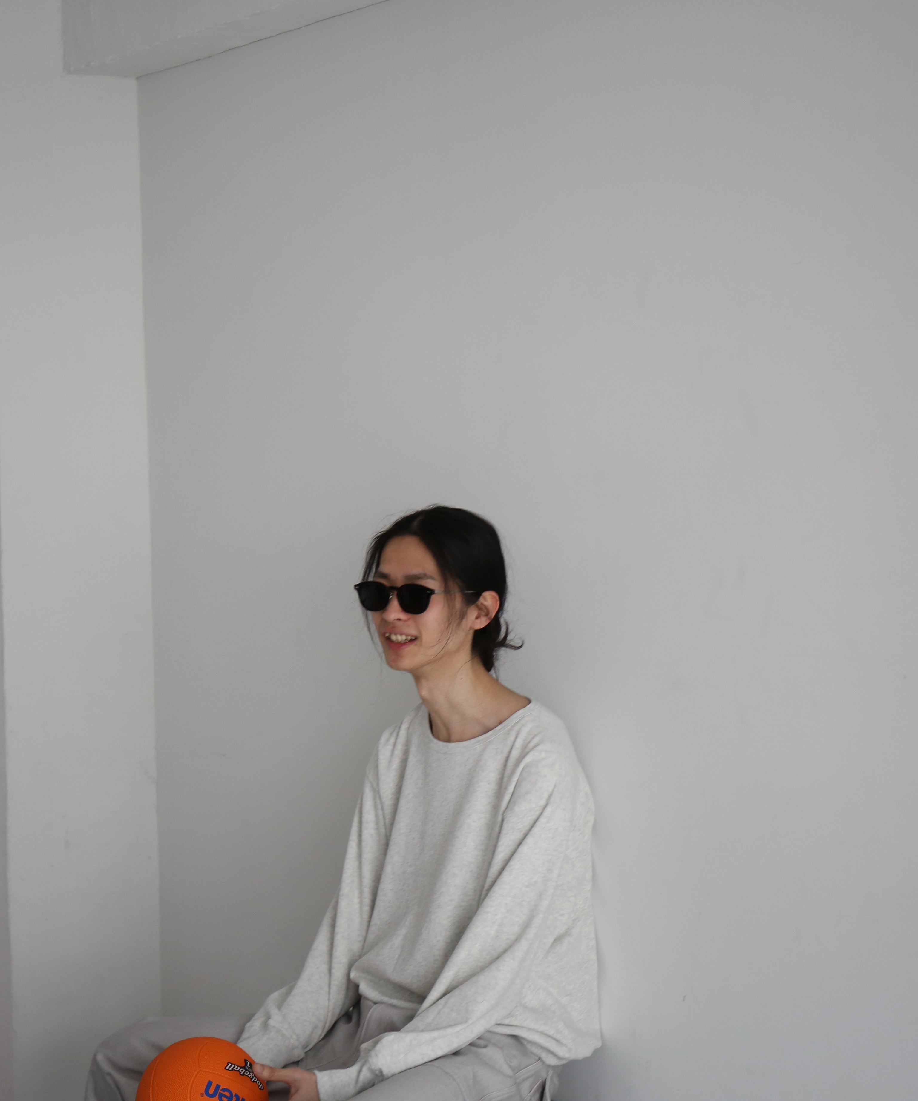 NOCHINO OPTICAL "Jifusan" "#1 GLOSS BLACK × DARK GREY"