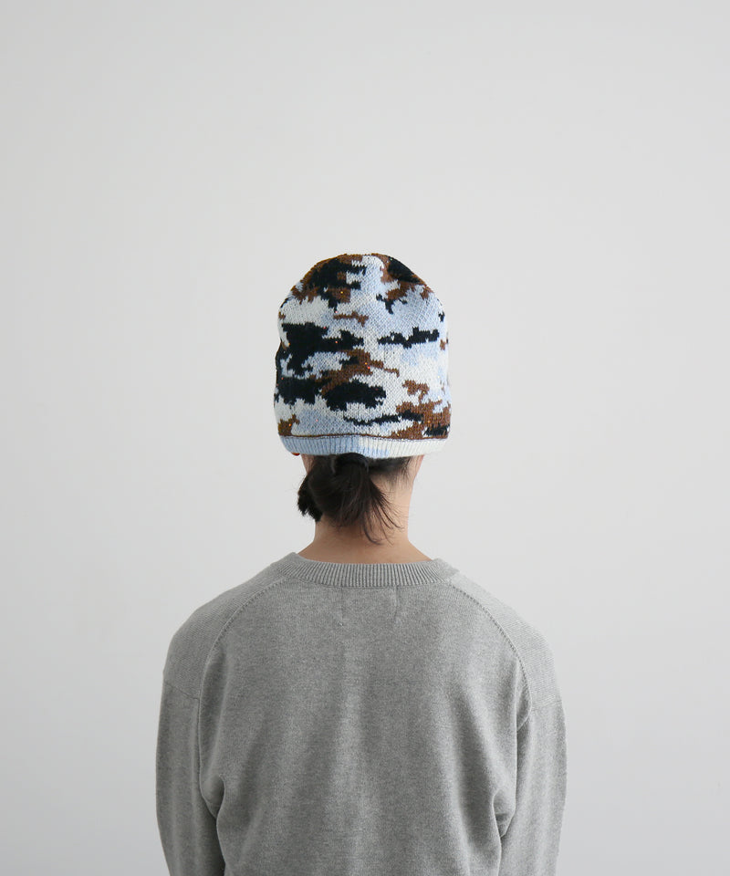 FAF(FAKE AS FLOWERS) Camo single beanie "SKY CAMO"