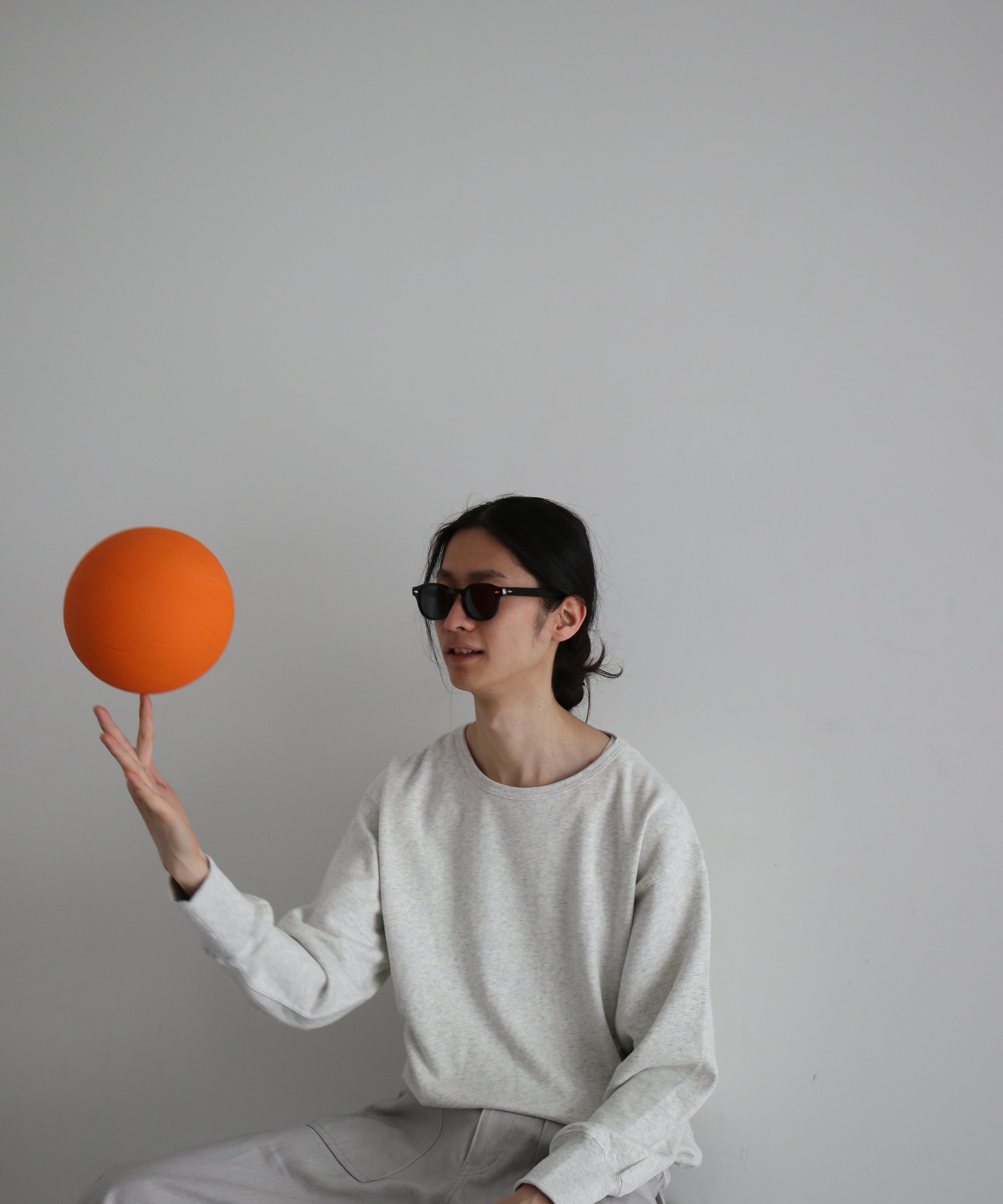NOCHINO OPTICAL "Nochino" "#4 GLOSS BLACK × DARK GREY"