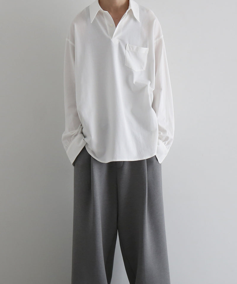 KAIKO Polo neck shirt "OFF WHITE"