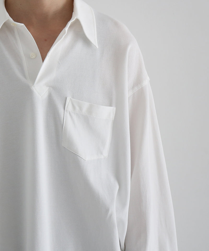KAIKO Polo neck shirt "OFF WHITE"