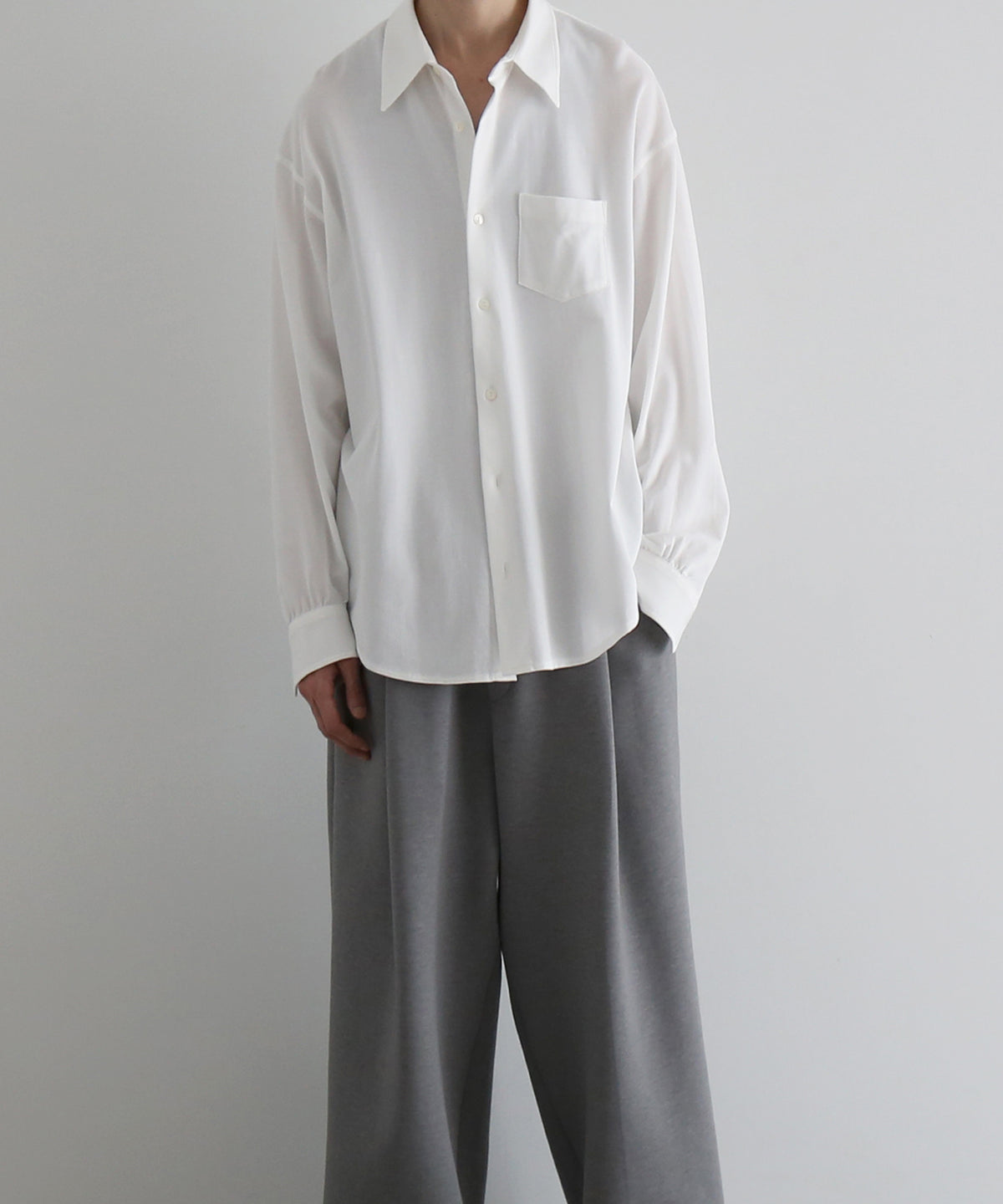 KAIKO Regular collar shirt "L.BLUE"
