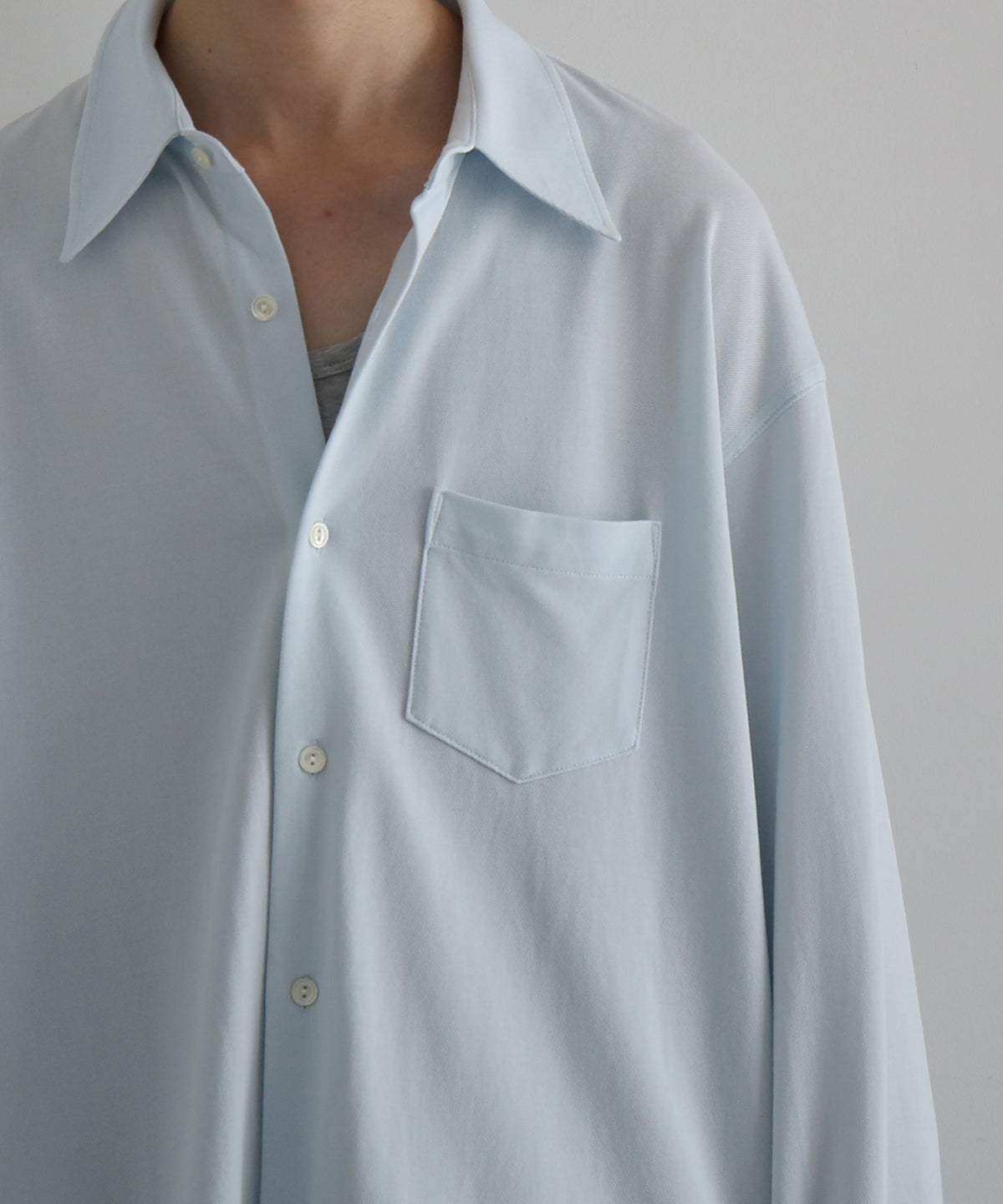 KAIKO Regular collar shirt "L.BLUE"