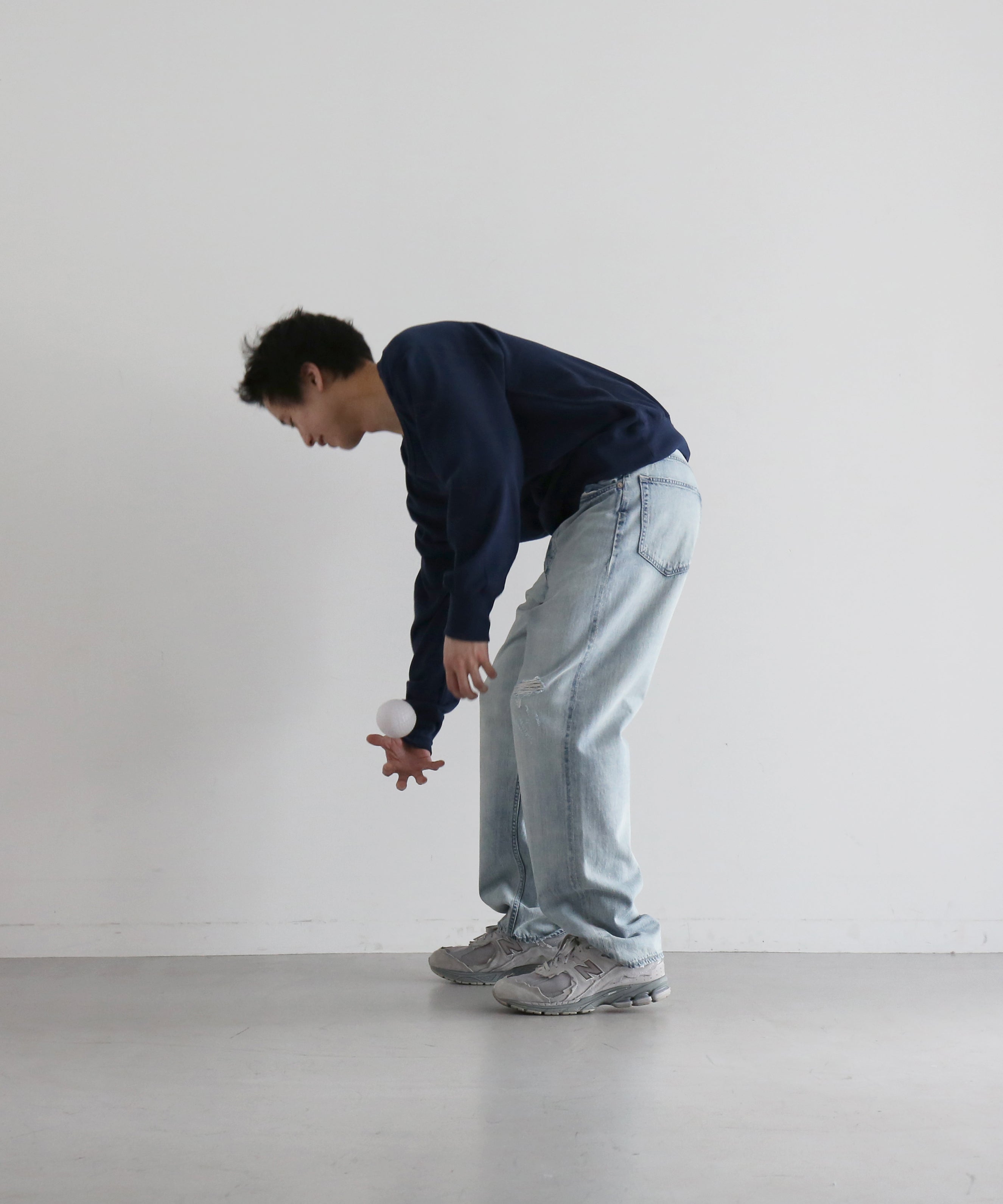 AURALEE【オーラリー】Faded selvedge light denim pants 