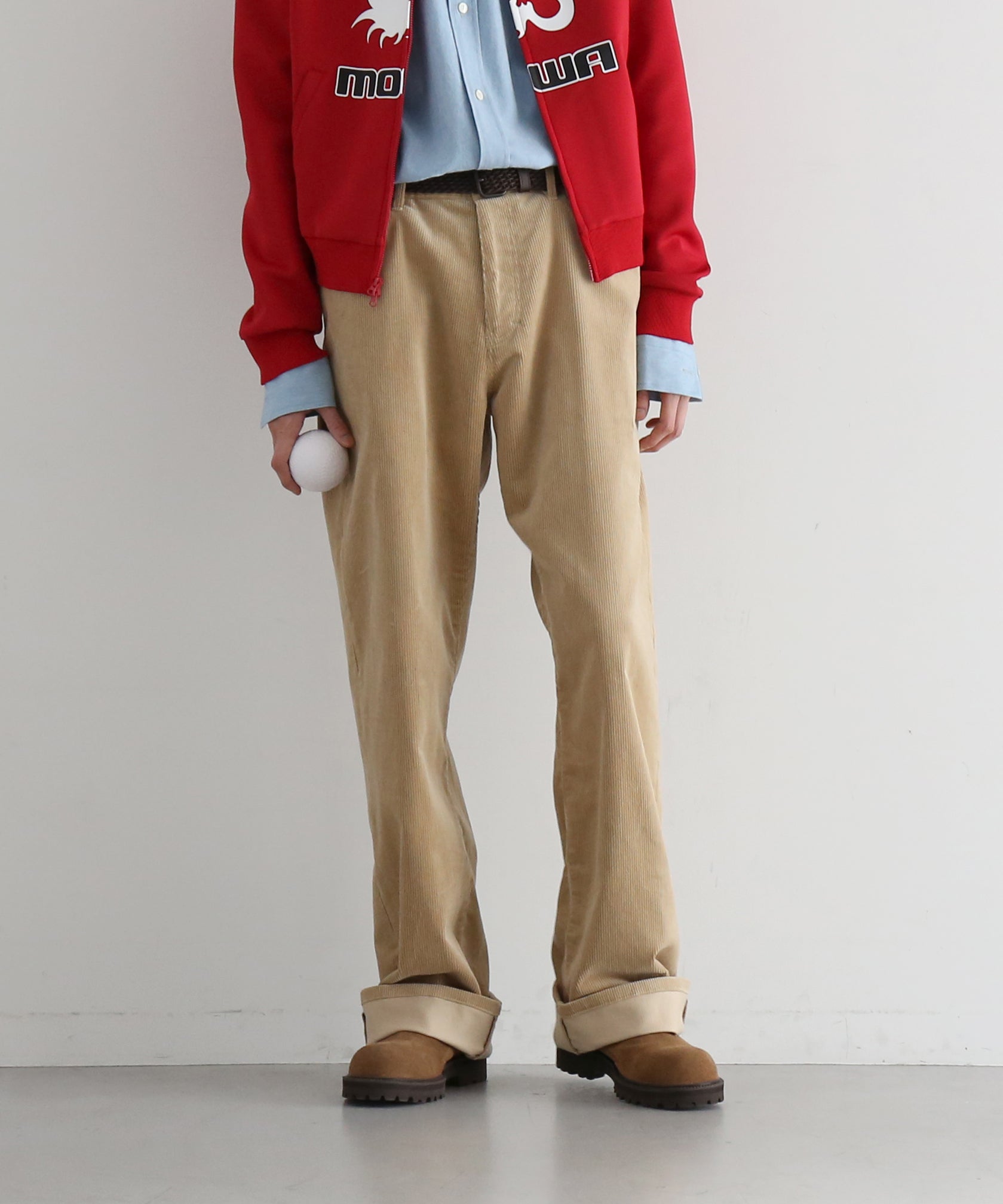 KAIKO Corduroy pants "GRAY"