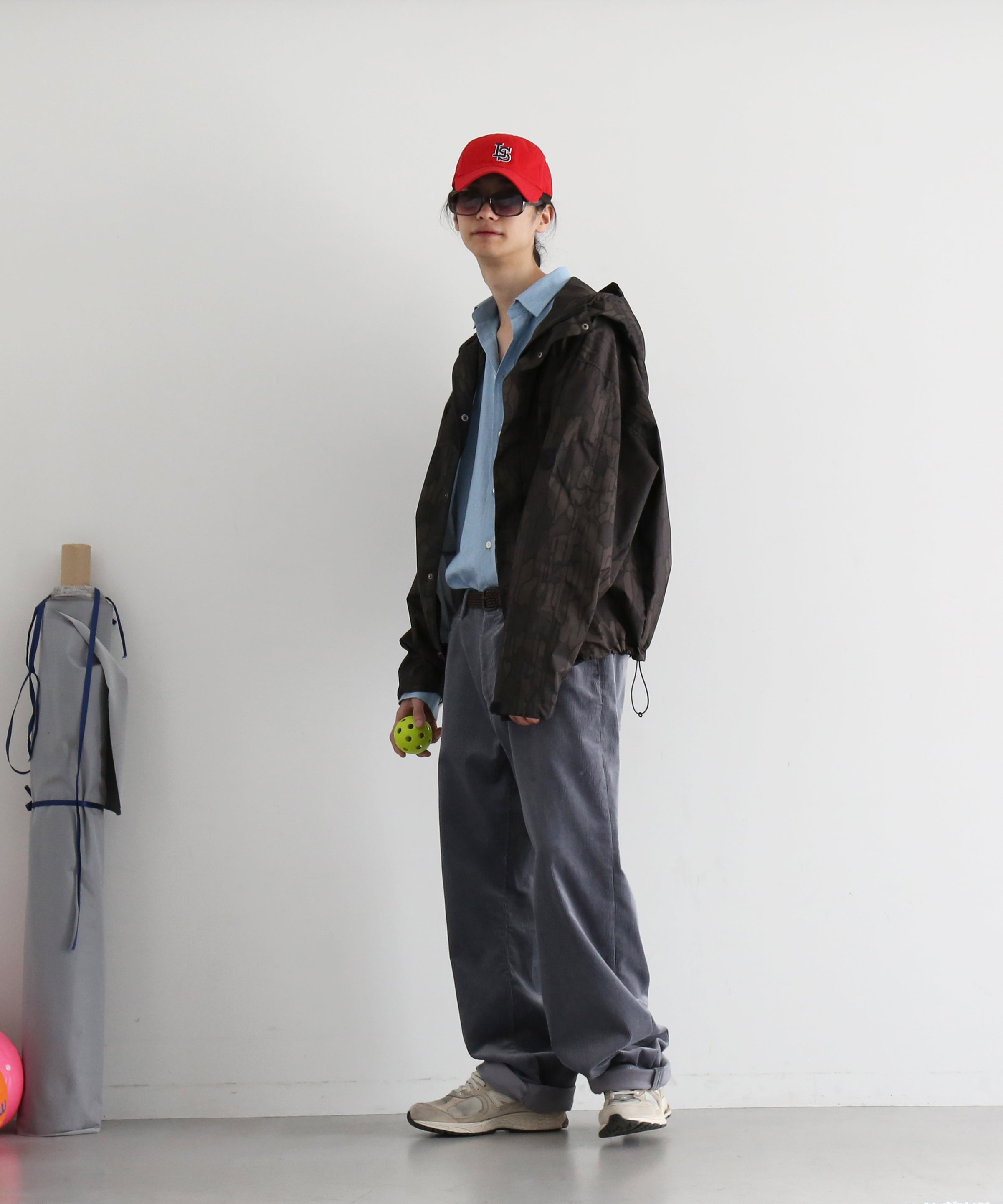 KAIKO Corduroy pants "GRAY"