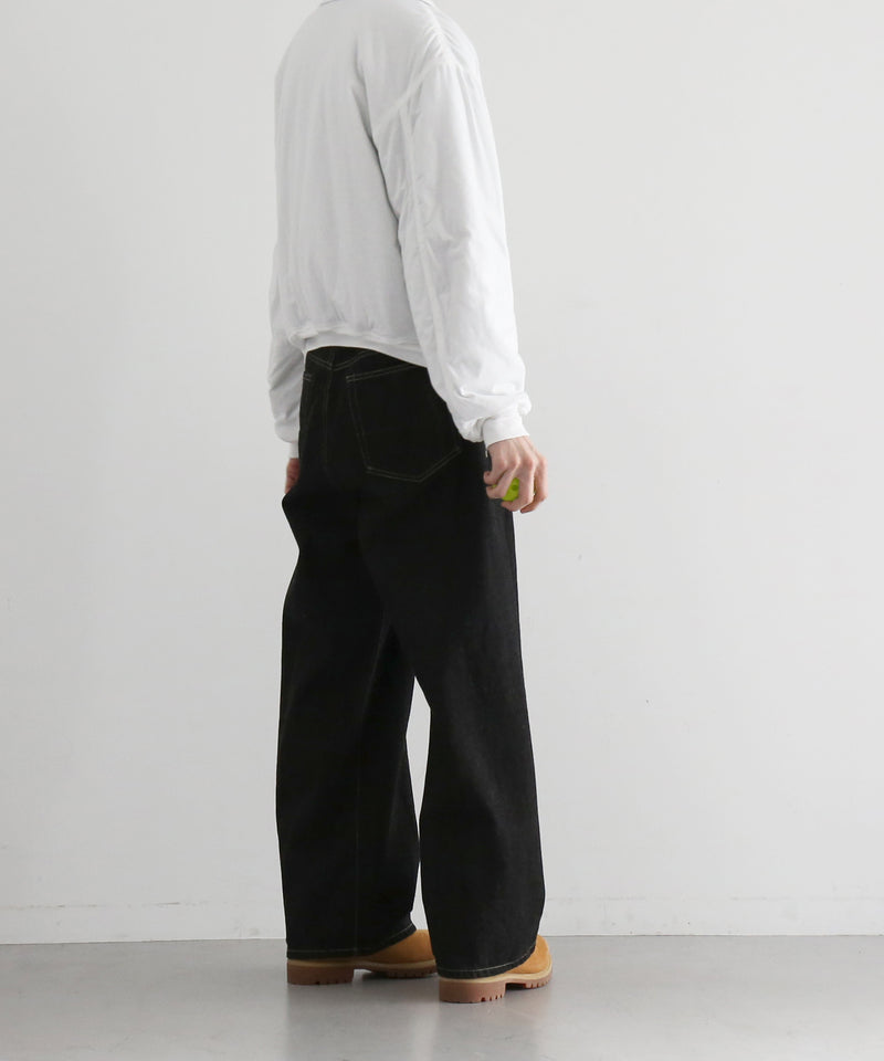 superNova. Wide selvedge jeans - one wash "BLACK"