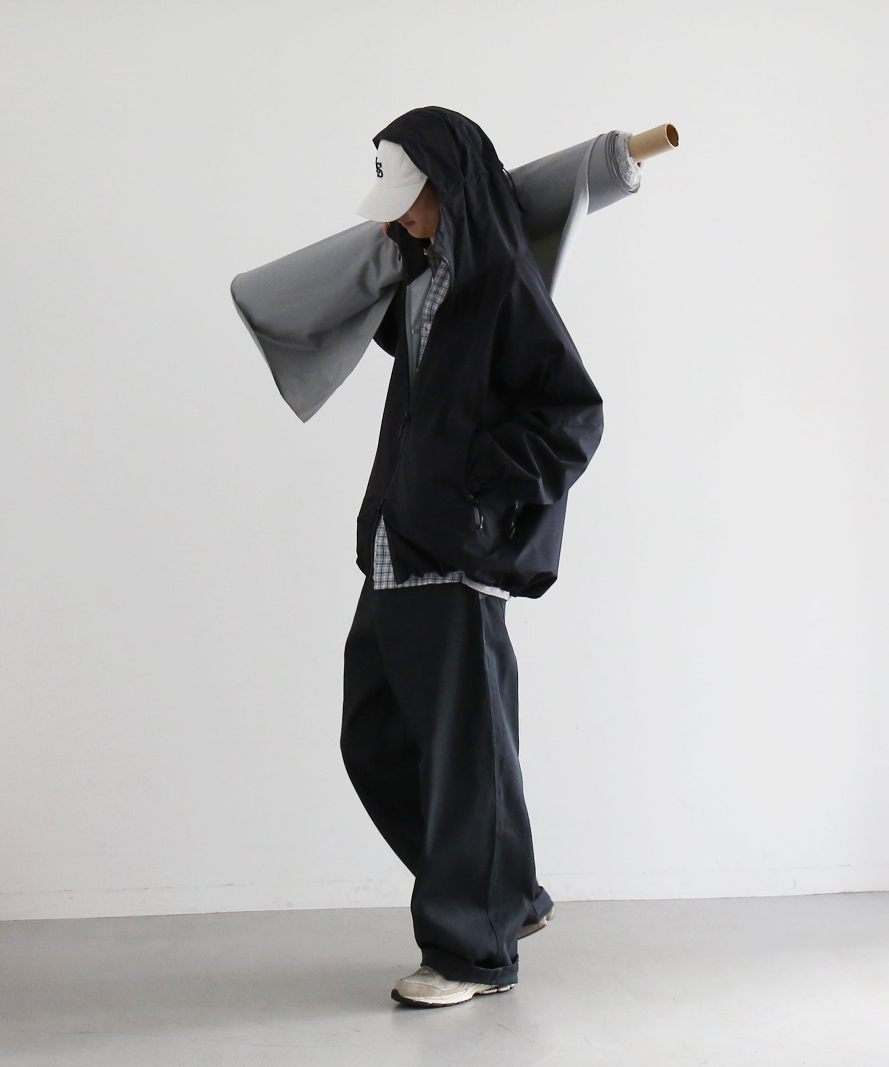 PHINGERIN Cumalice shell jacket resmildiv "B:BLACK"