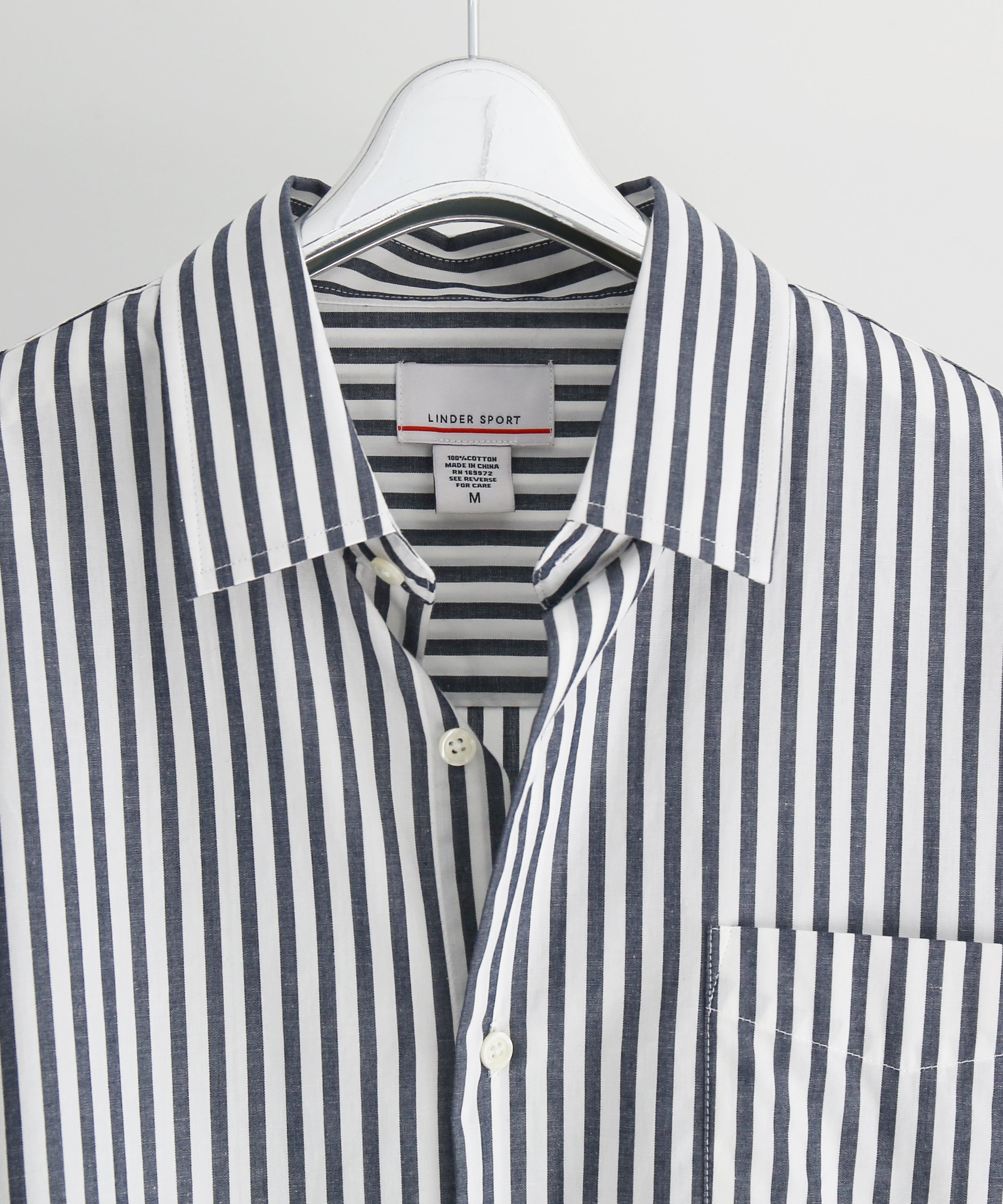 LINDER SPORT Formal shirt "NAVY STRP"