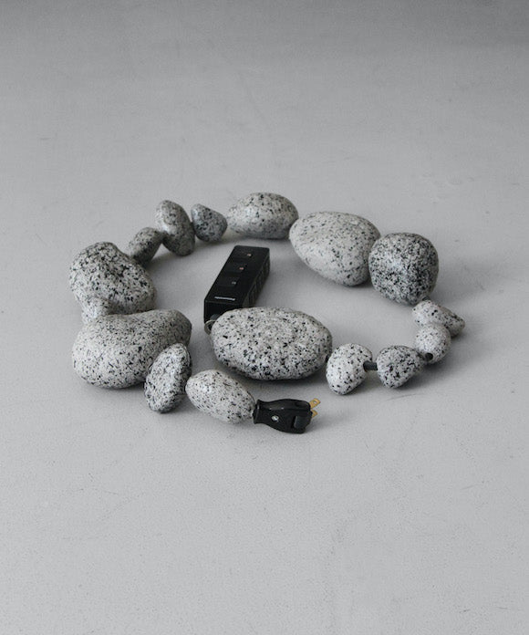 BLESS【ブレス】cable jewelry multiplug artificial stones 1.1m 