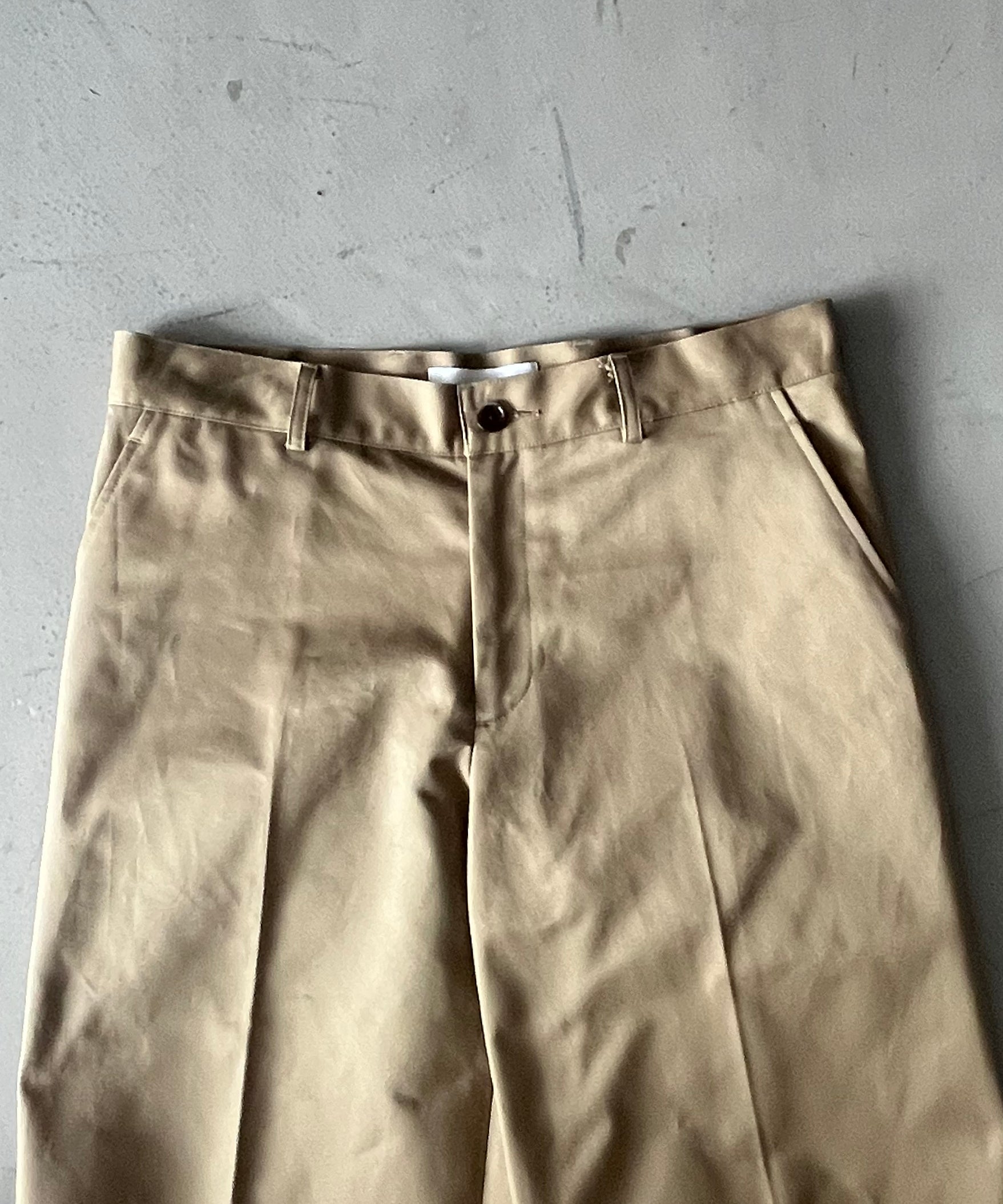 【EXCLUSIVE】NEONSIGN Triple-twisted wide pants "KHAKI"
