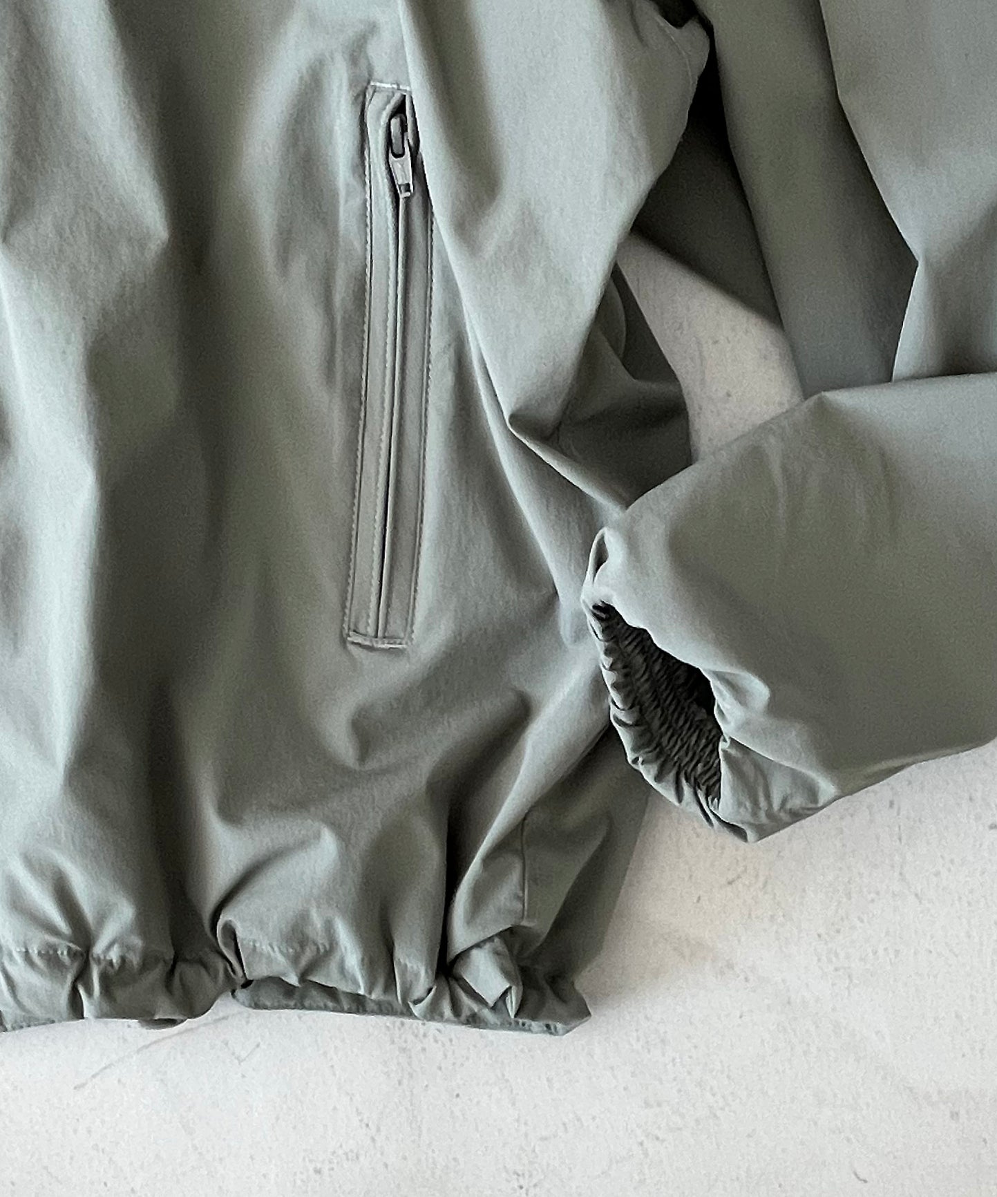 PHINGERIN Cushy fleece collar jacket "A:GRAY"