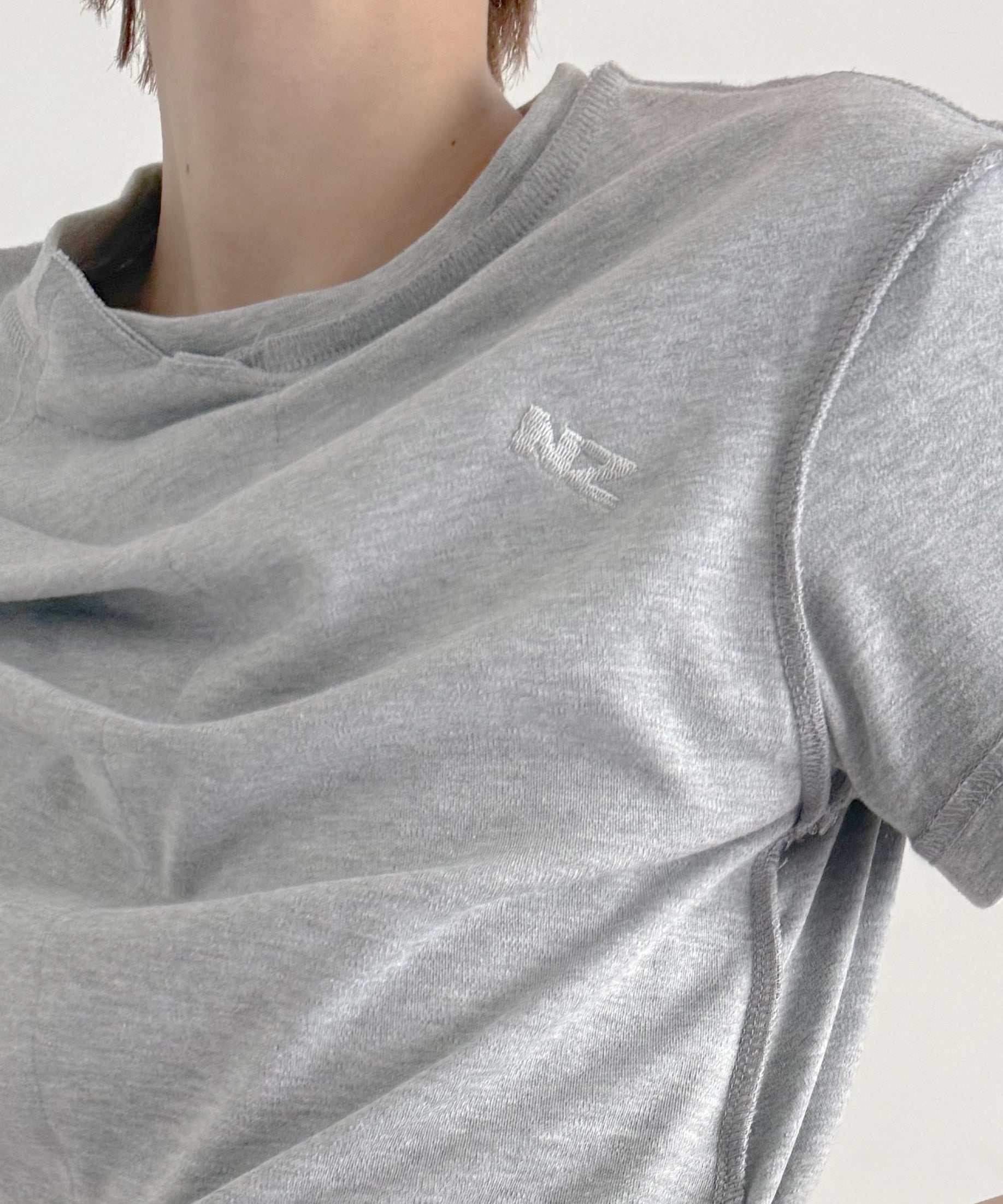 NATASHA ZINKO Double t-shirt "GREY"