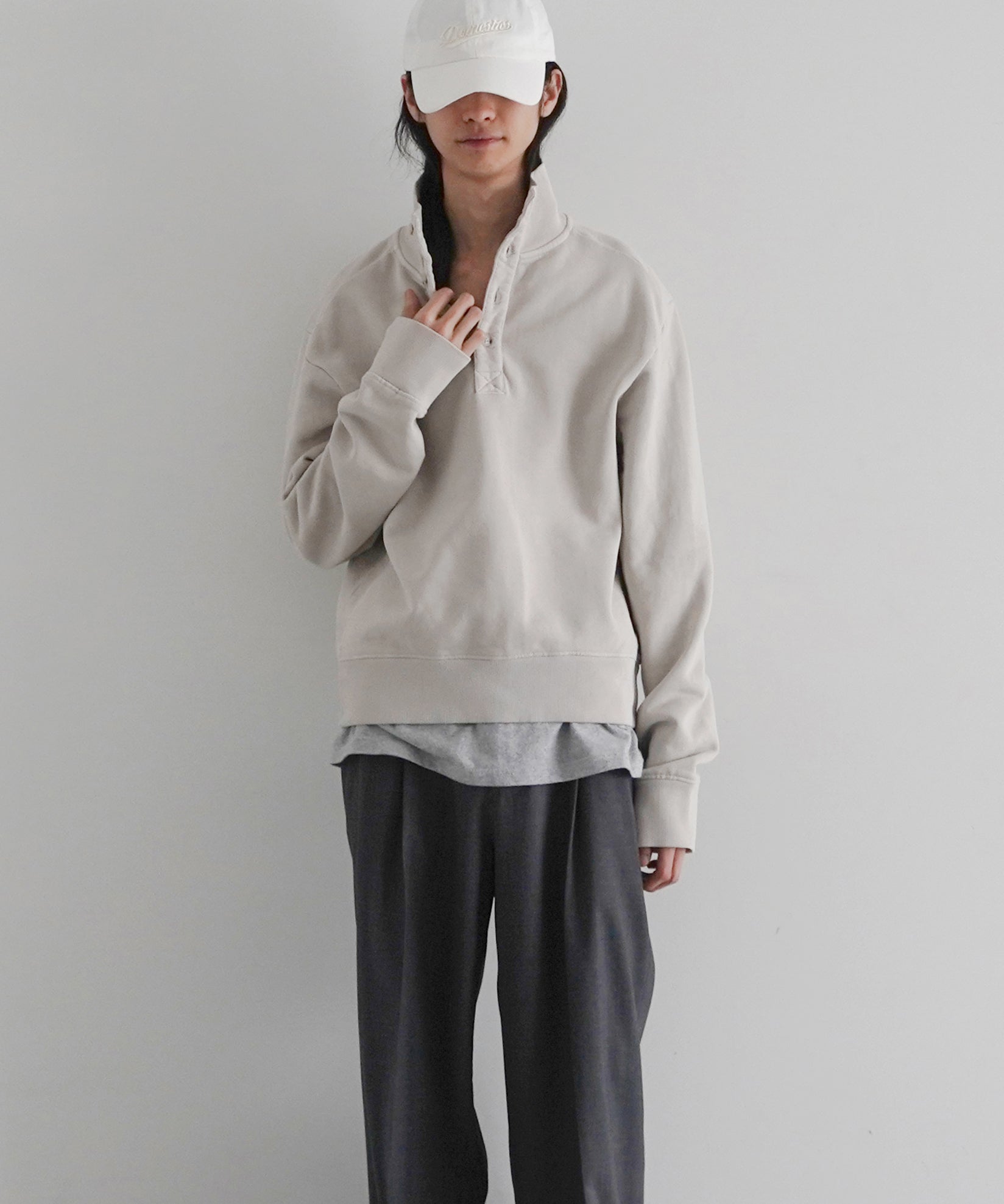 ENTIRE STUDIOS Port pullover "GREY MARLE"