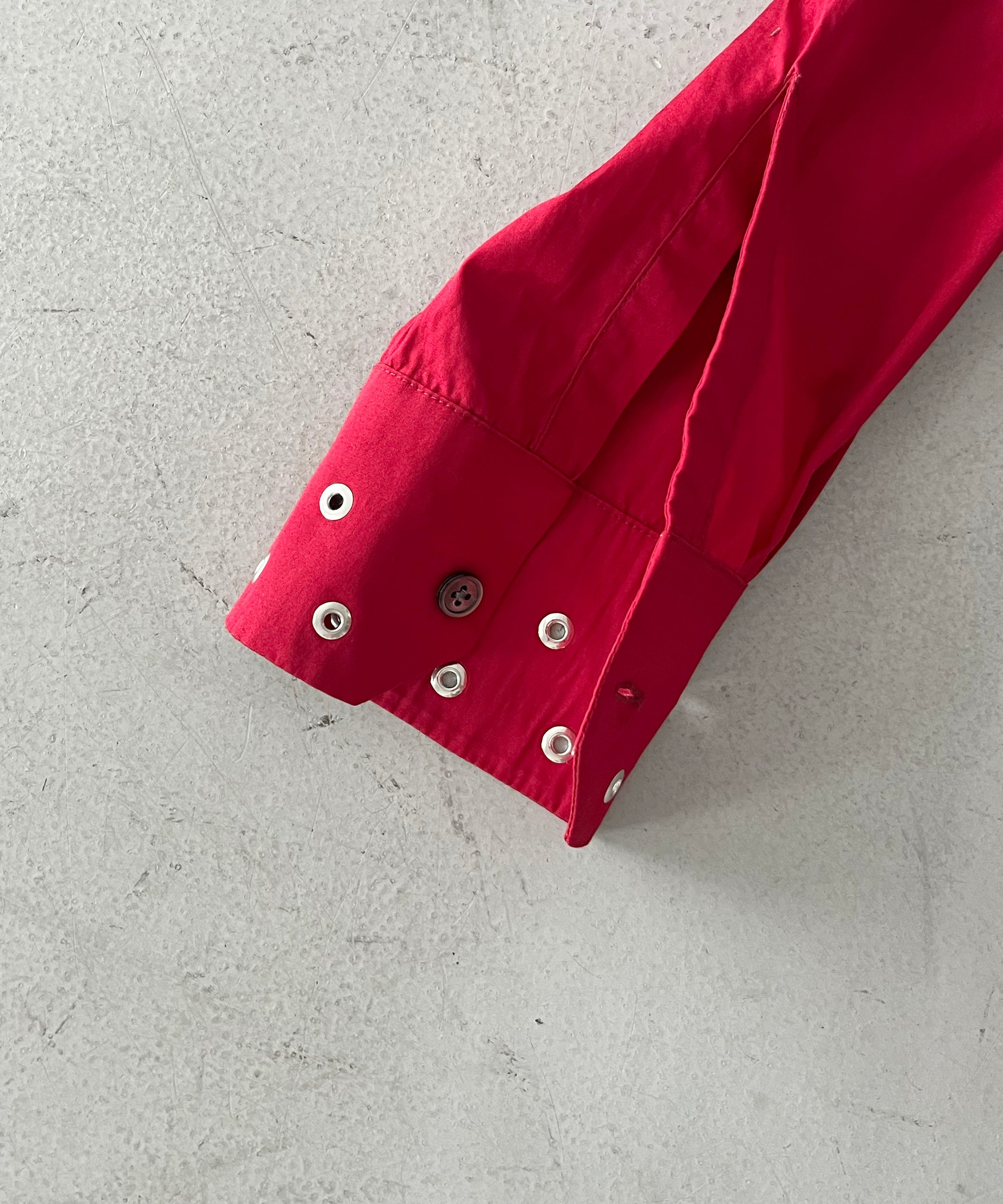 OUR LEGACY Above shirt "LIPSTICK RED SUPER POPLIN"