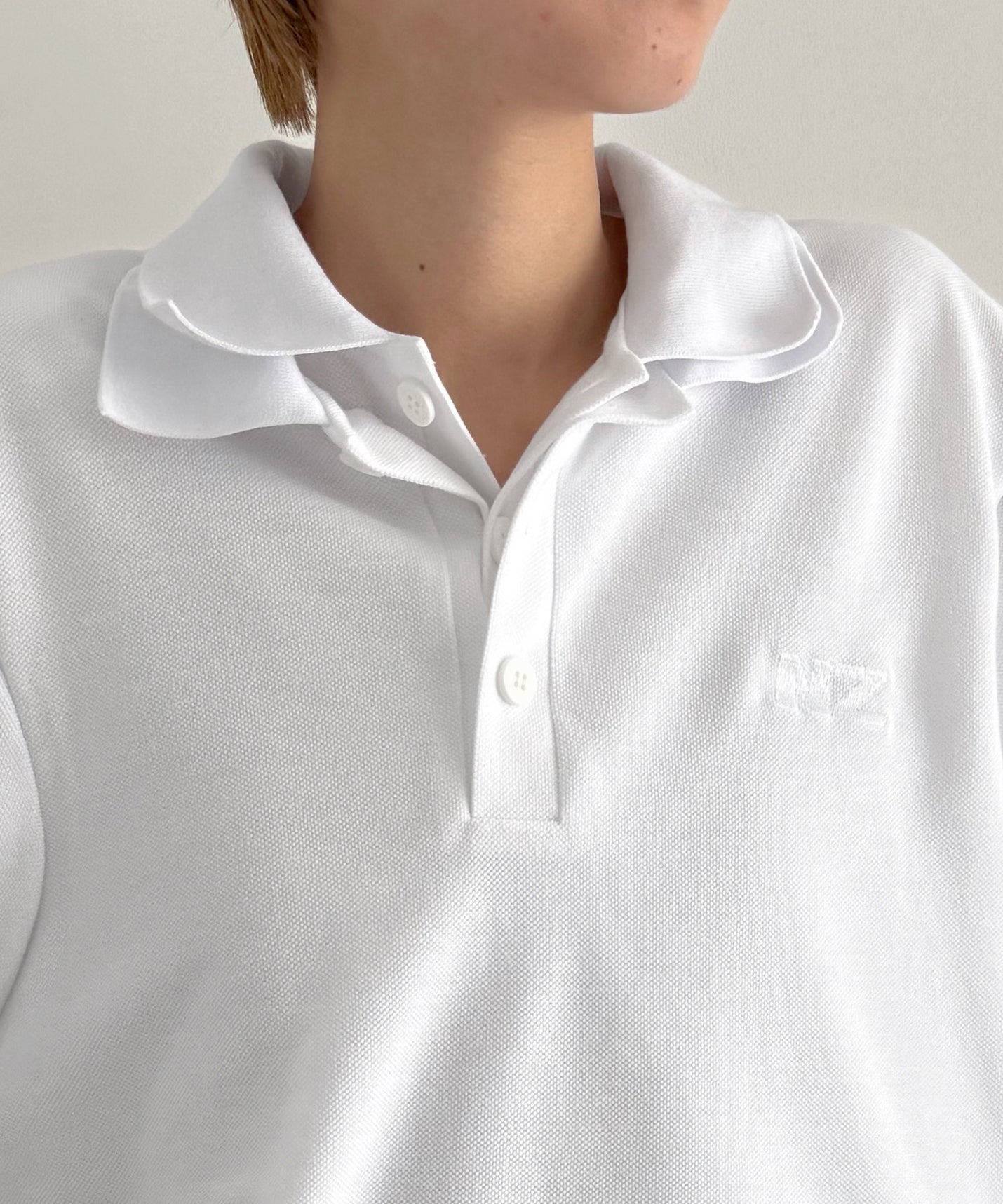 NATASHA ZINKO Double polo resort 2026 "WHITE"