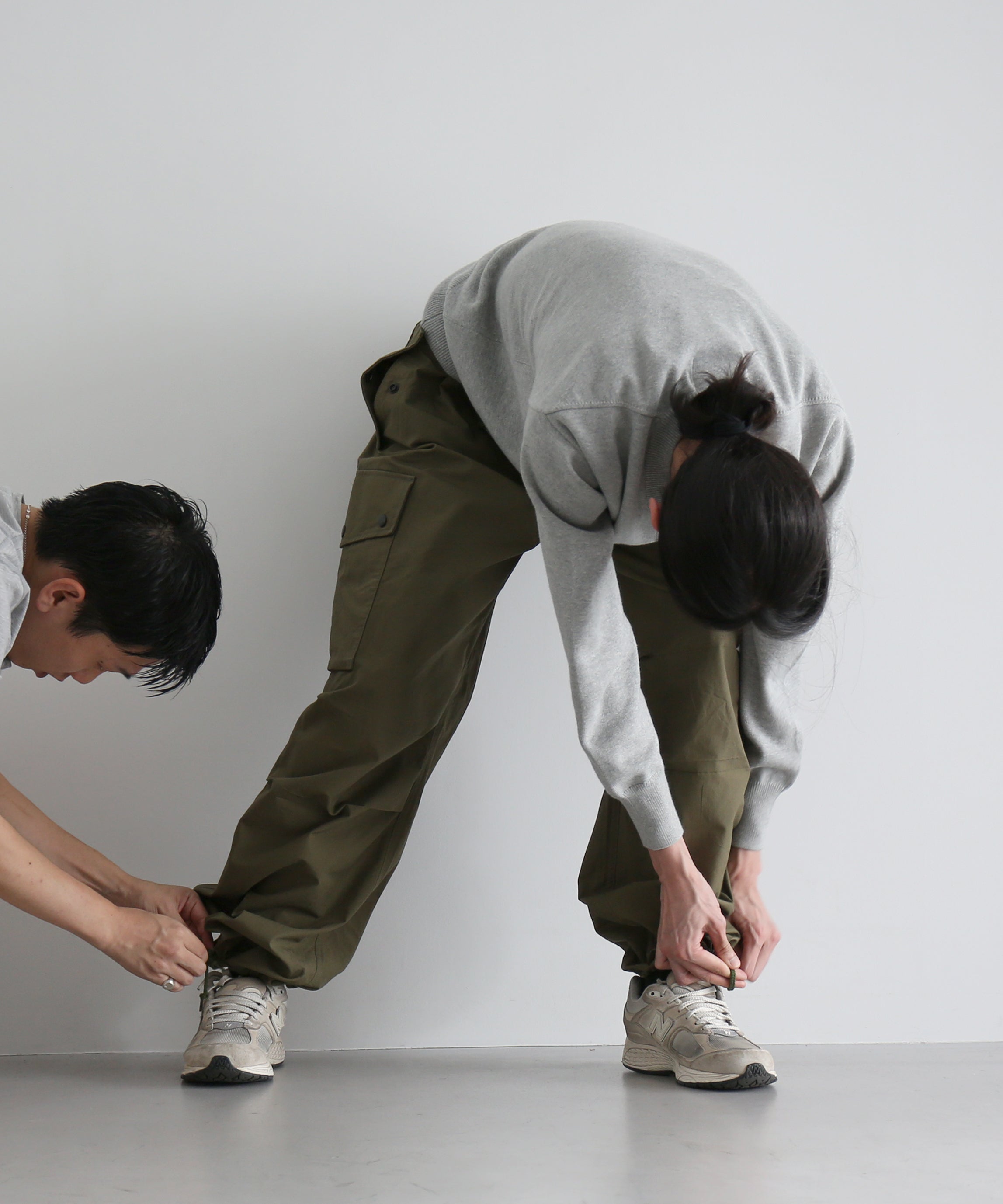 NEEDLES Field pant - cotton ripstop "A-OLIVE A"