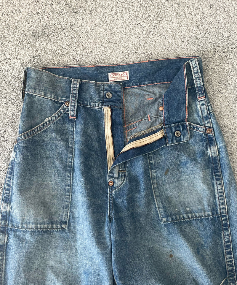 KOOKY ZOO Juvenile work pants type3 "INDIGO"