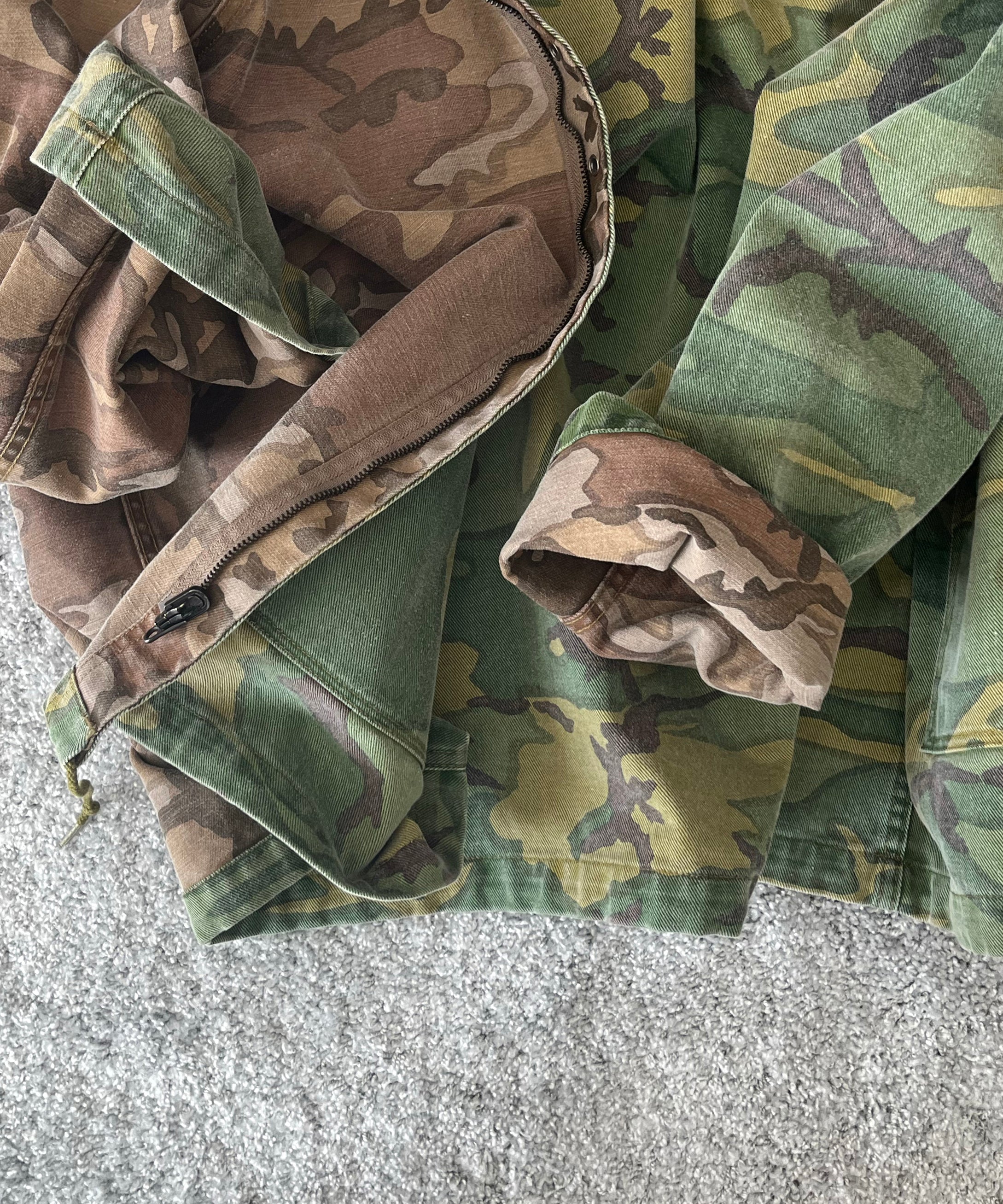 NEEDLES Reversible hooded coat - camo twill "CAMO"